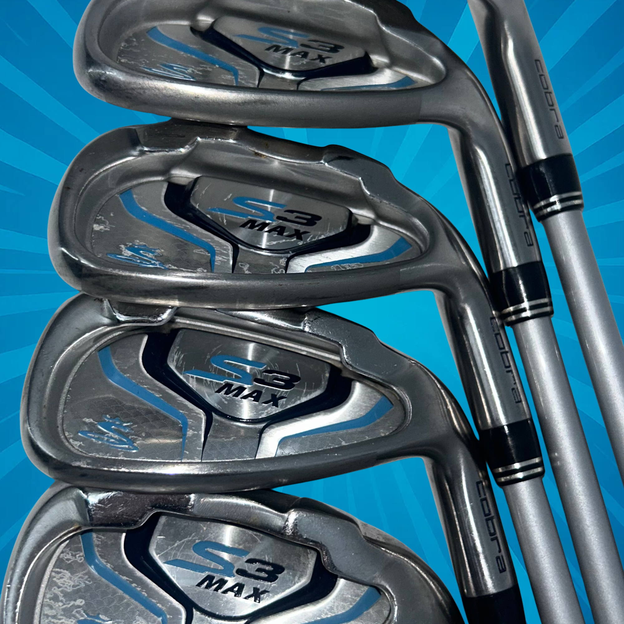 Cobra S3 Max Ladies Iron Set / 7-SW / UST Mamiya iHS Ladies Flex Shaft