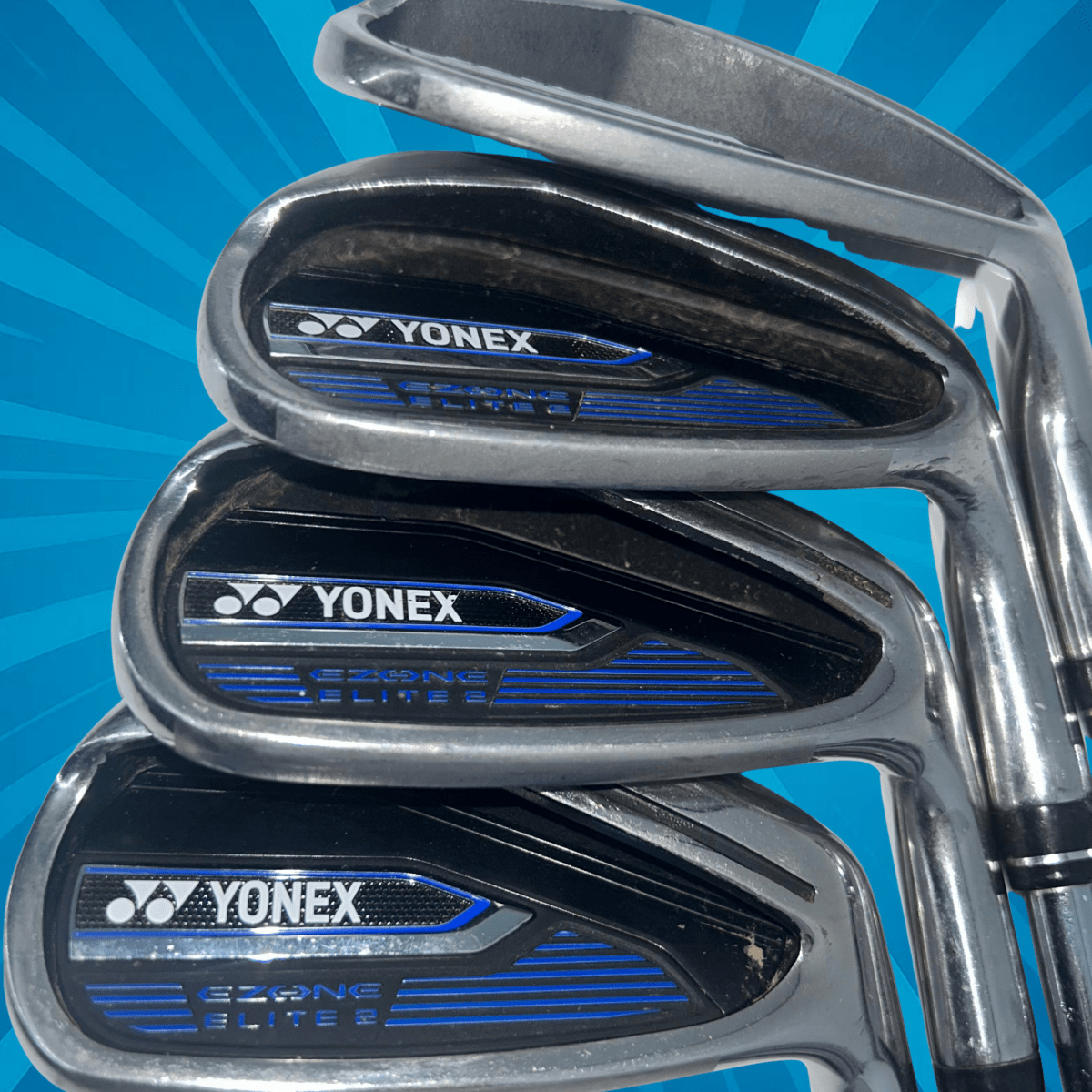Yonex Ezone Elite 2 Iron Set / 5 - PW+SW / Yonex Ezone Elite Regular Flex Shafts - Yonex