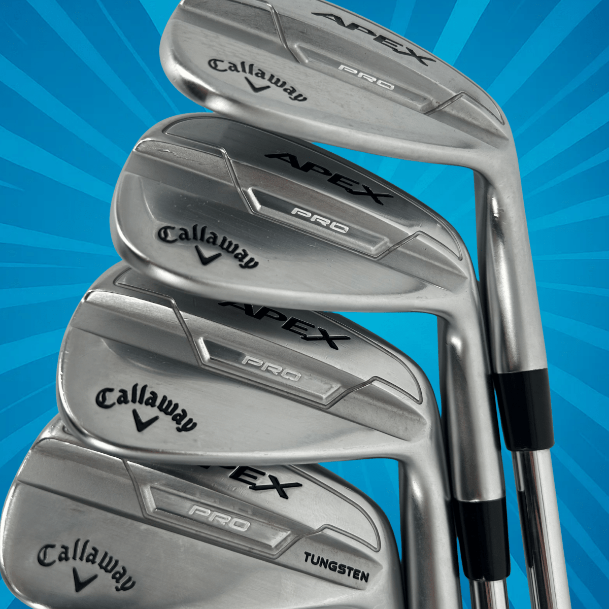 Callaway Apex Pro 2021 Irons / 4 - PW / Elevate MPH 115 Shafts / Stiff Flex - Callaway