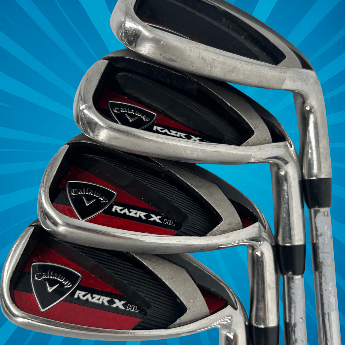 Callaway RAZR X HL / 4 - PW+AW / Callaway M - 10 Steel Shafts / Uniflex Shaft - Callaway