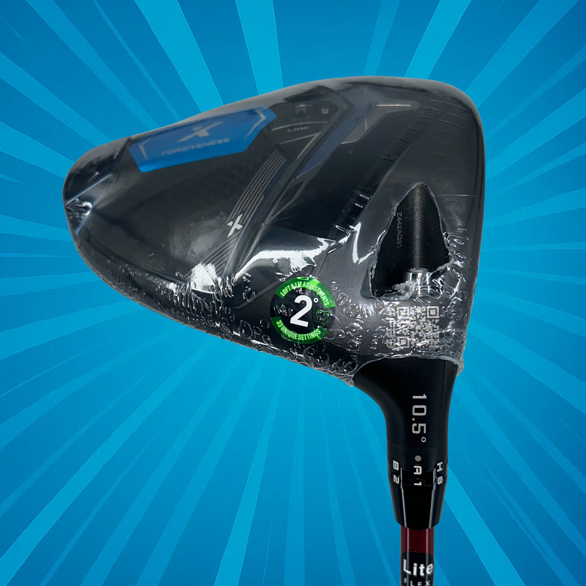 Cobra DS Adapt X Driver / 10.5 Degree / Denali Red 50g 5.0 / Senior Flex