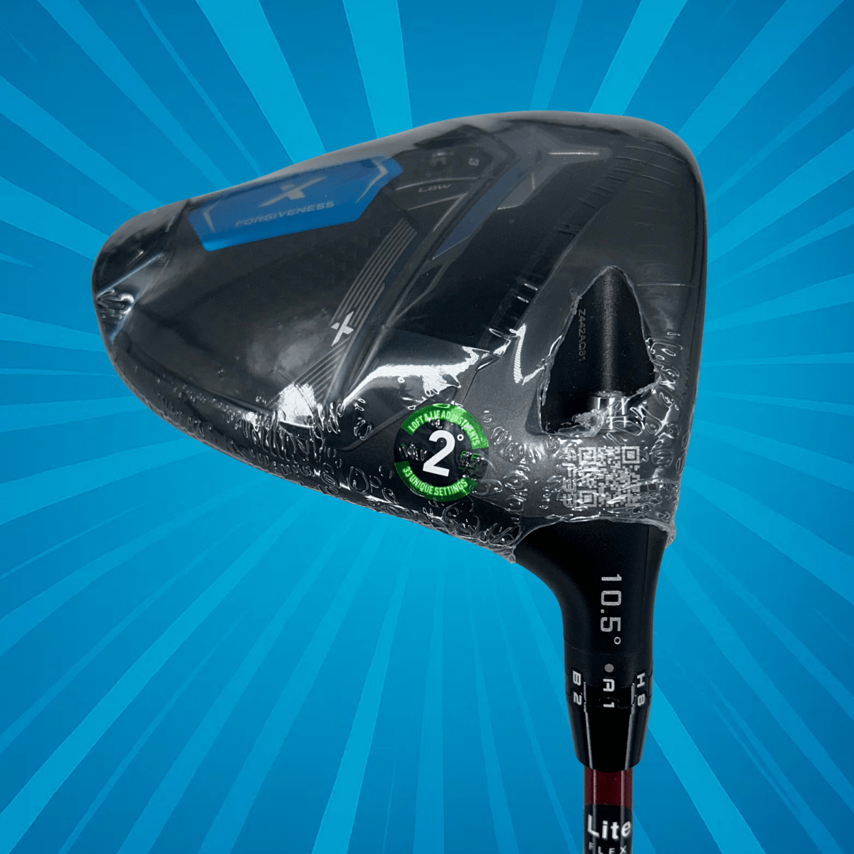 Cobra DS Adapt X Driver / 10.5 Degree / Denali Red 50g 5.0 / Senior Flex - Cobra