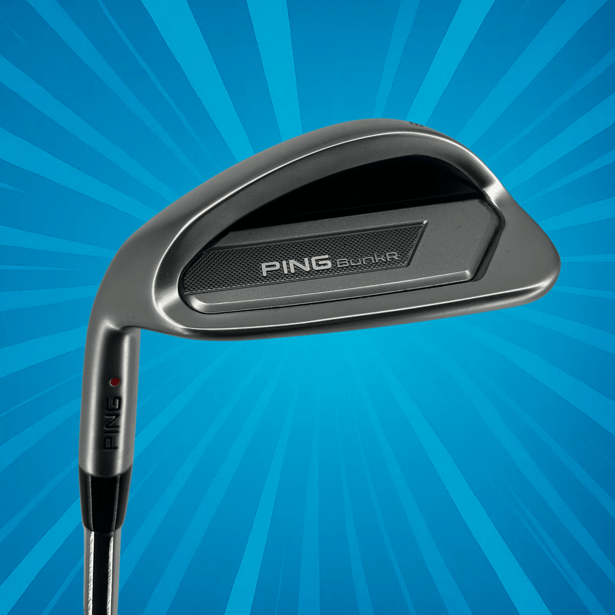 PING BunkR LH Lob Wedge / 64 Degree / Red Dot / Z - Z115 Wedge Flex Shaft - Ping