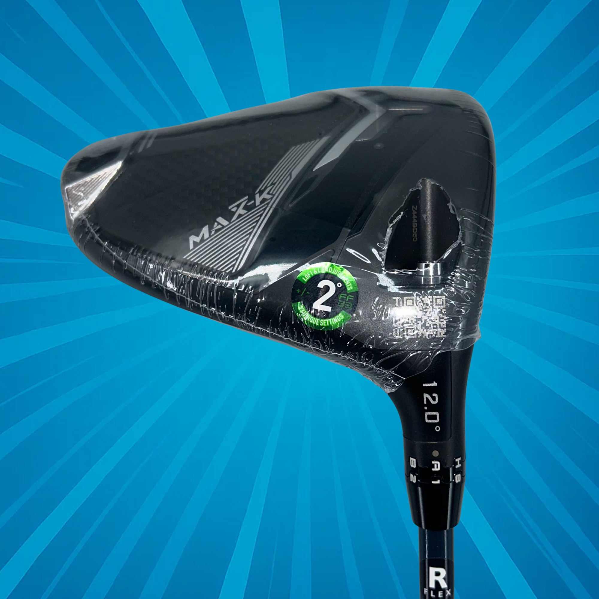 Cobra DS Adapt Max-K Driver / 12 Degree / Denali Blue 60g 5.5 / Regular Flex