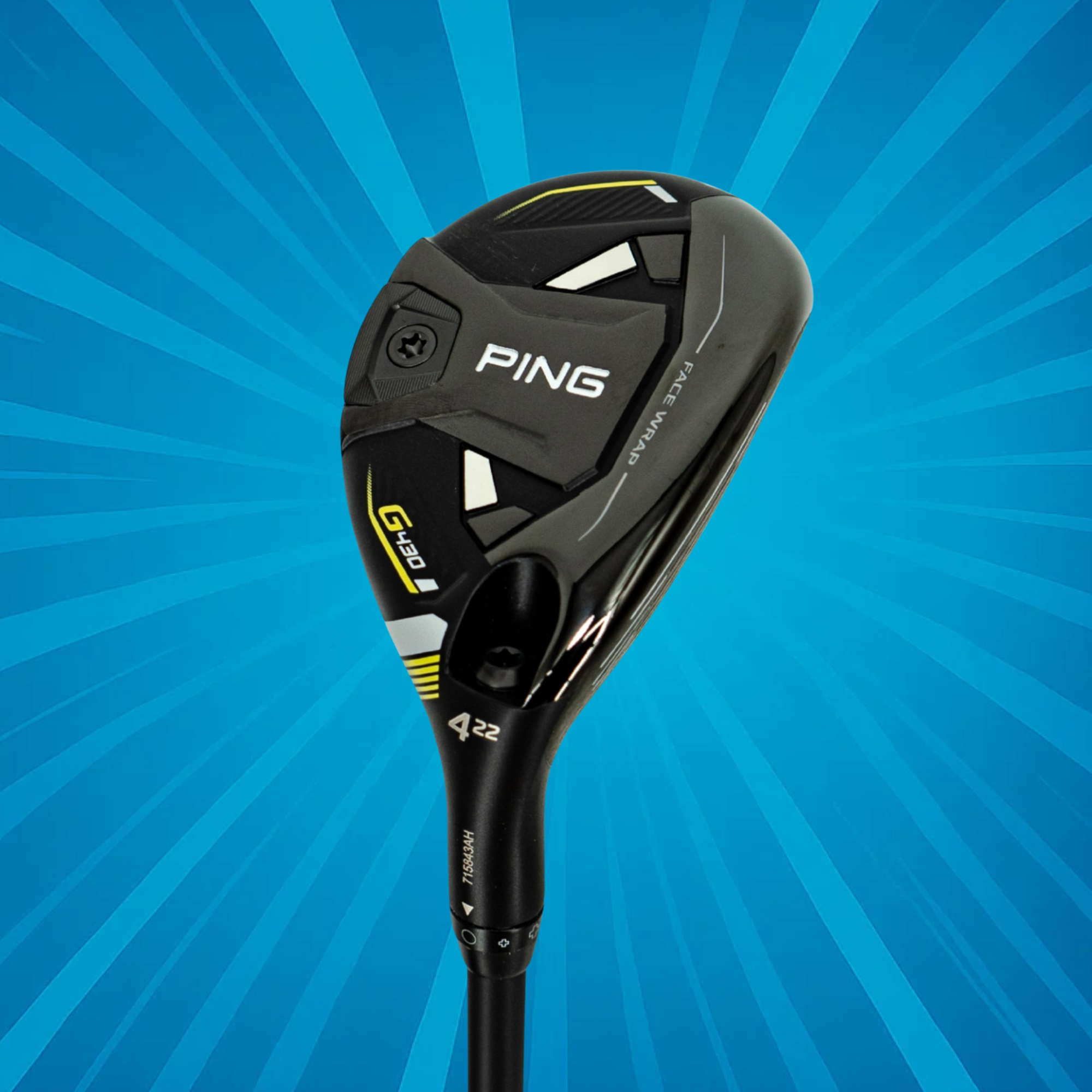 Ping G430 4 Hybrid / 22 Degree / Ping Alta CB 70R Shaft / Regular Flex