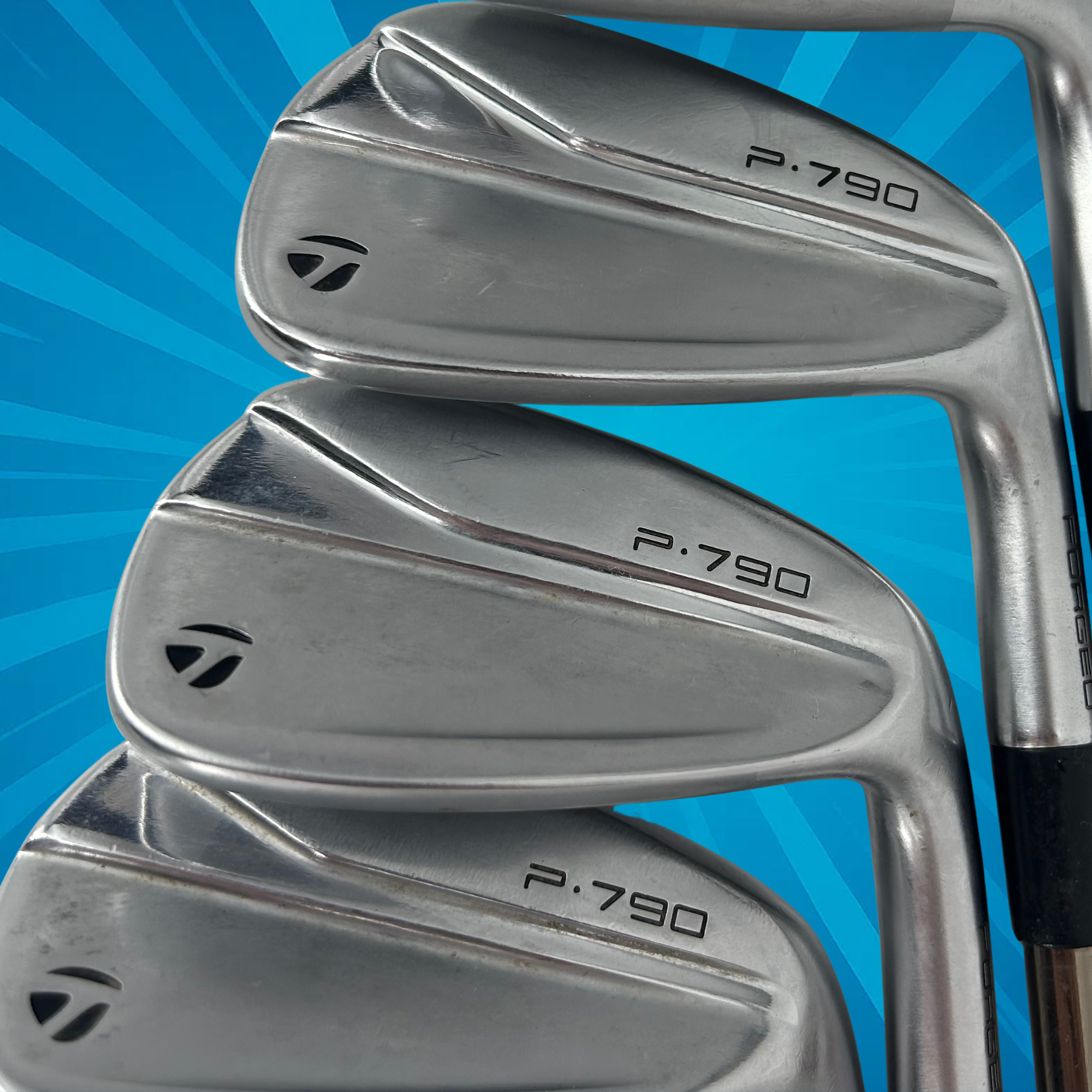 TaylorMade P790 2021 / 5-AW / Recoil ESX 460 F3 Graphite Shafts / Regular Flex