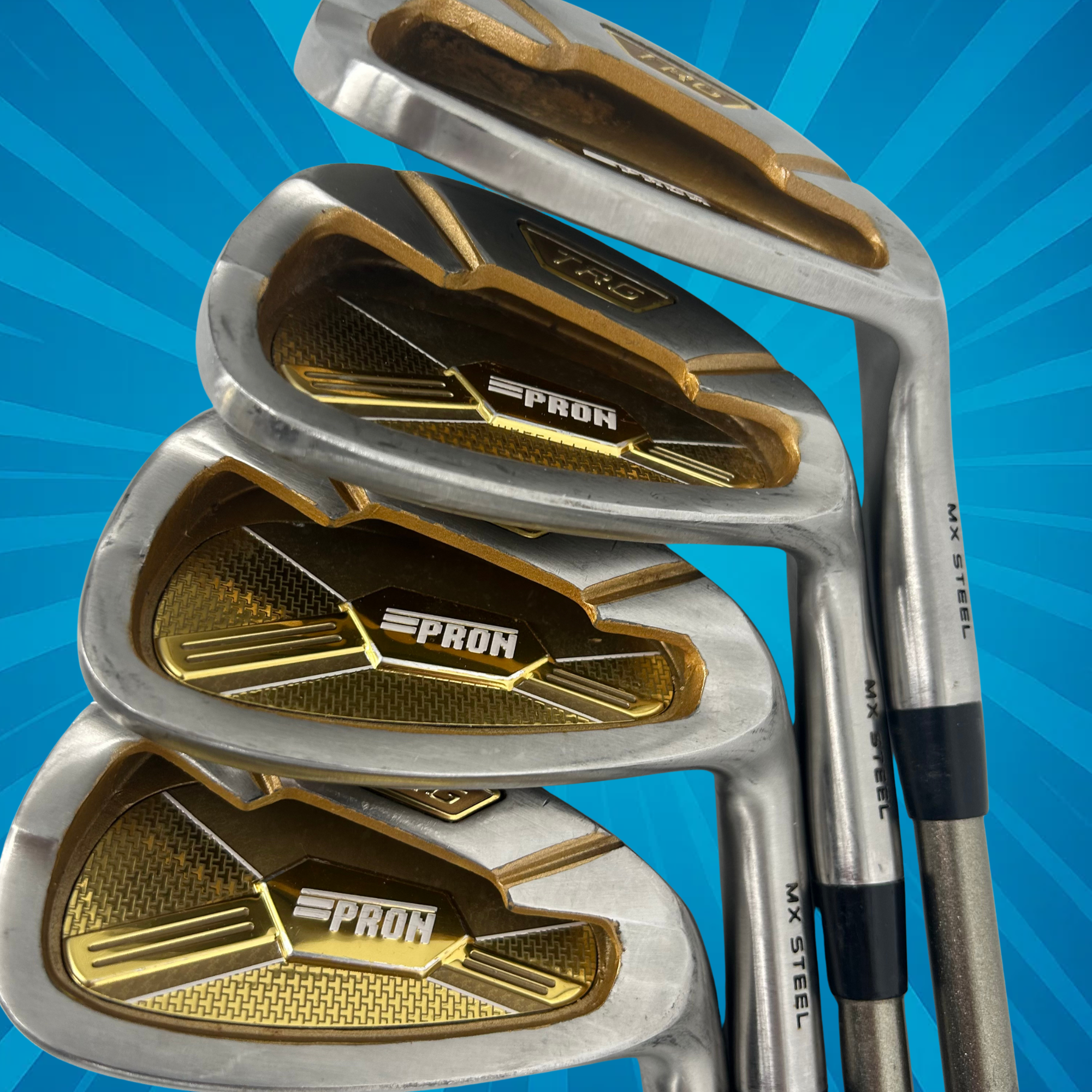 Pron TRG Irons / 4-PW+SW / Pron TRG 63 Graphite Shafts / Senior Flex