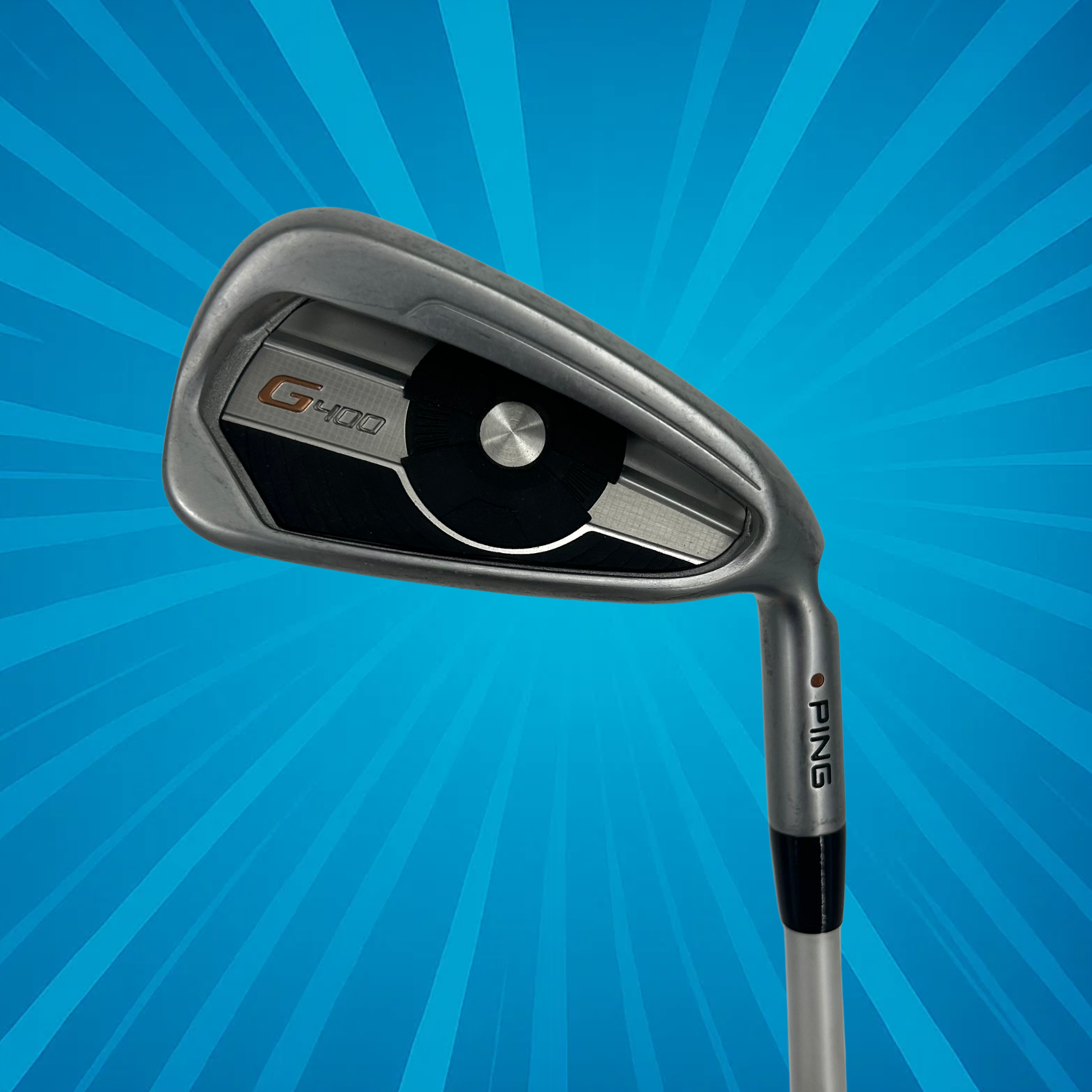 PING G400 Ladies 4 Iron / Orange Dot / PING ULT 230 Ultra Light Flex Graphite Shaft