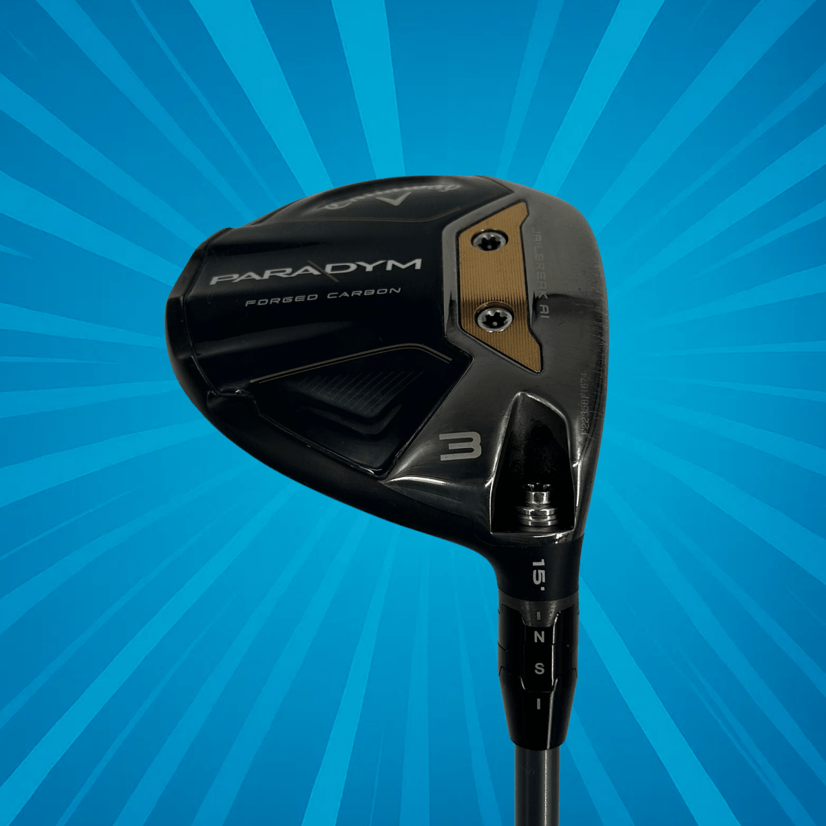 Callaway Paradym 3 Fairway Wood / 15 Degree / Hzrdus Silver 6.0 Stiff Flex - Callaway