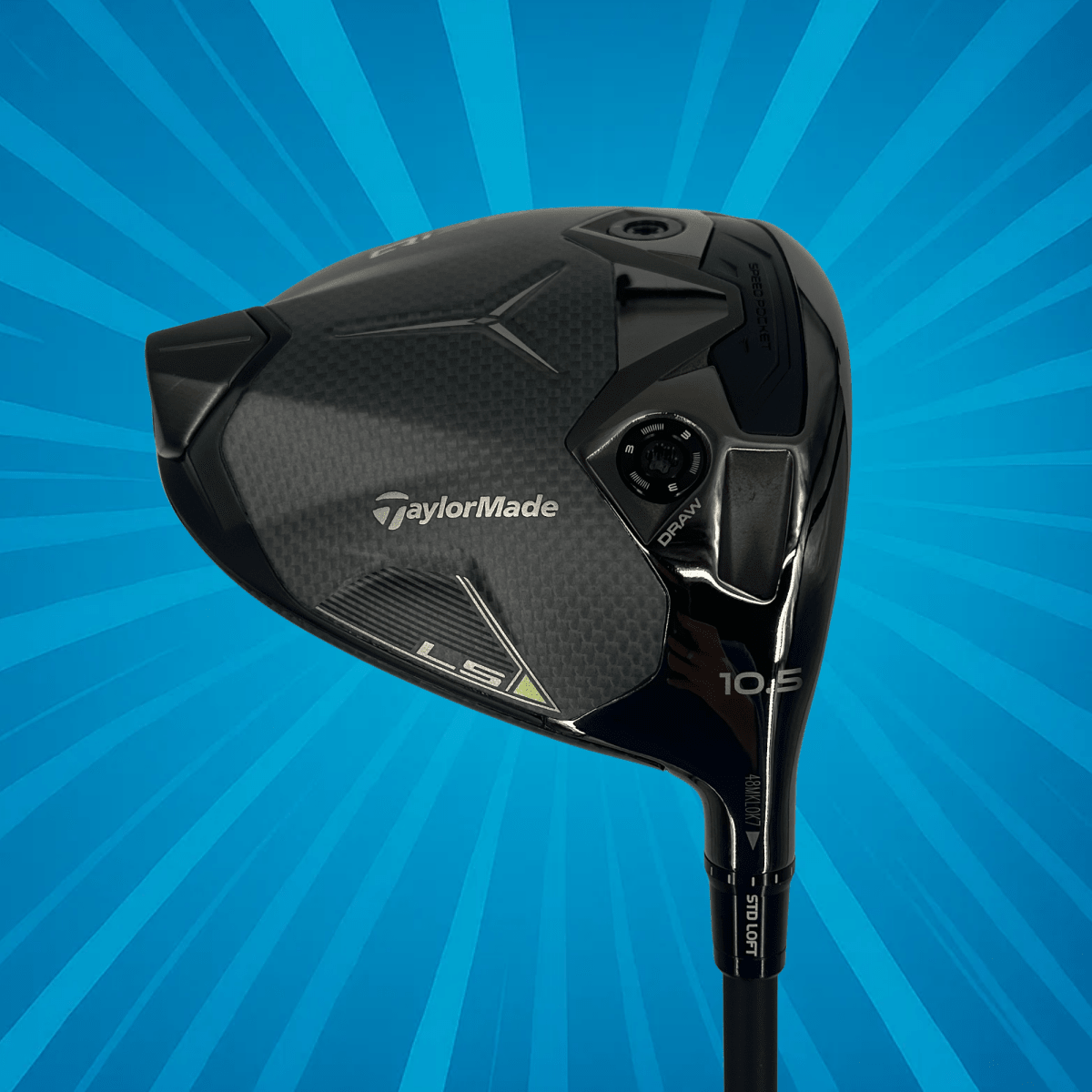Taylormade Qi35 LS Driver / 10.5 Degree / Kai'li White 60 / Stiff Flex - TaylorMade