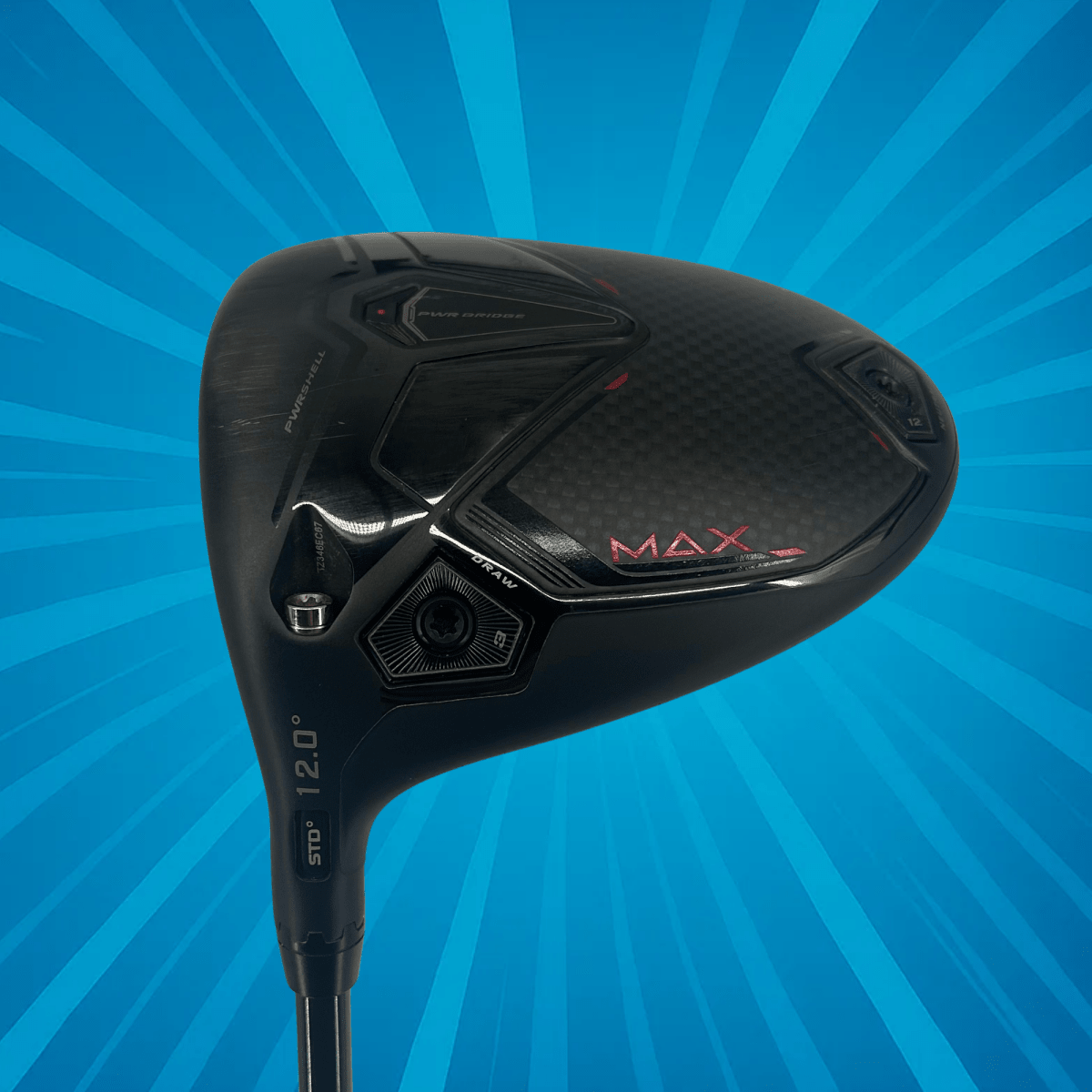 Cobra Darkspeed X Left Handed Driver / 12 Degree / Linq Red M40X F2 Senior Flex Shaft - Cobra