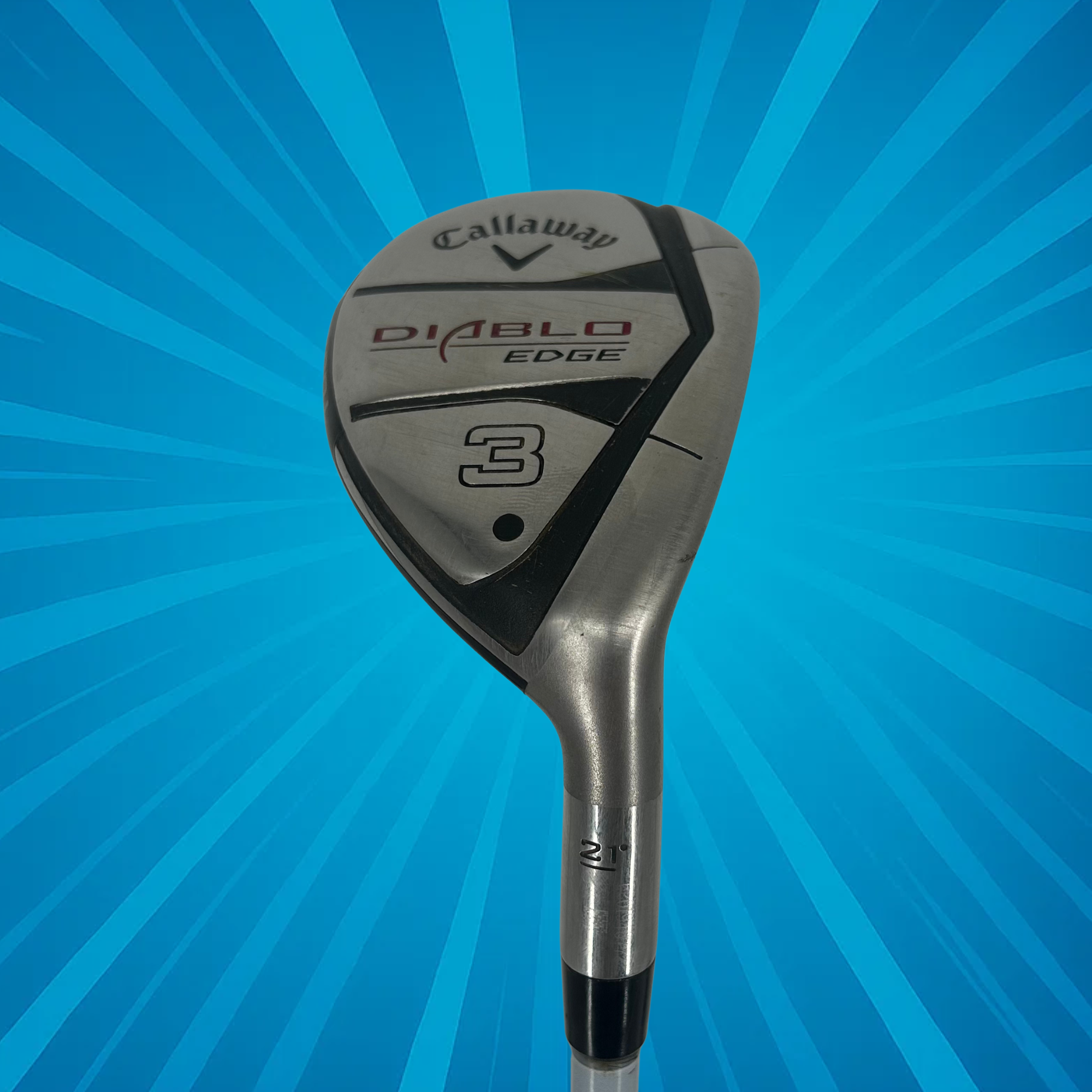 Callaway Diablo Edge Tour 3 Hybrid / 21 Degree / Callaway Diablo 75g Stiff Flex Shaft