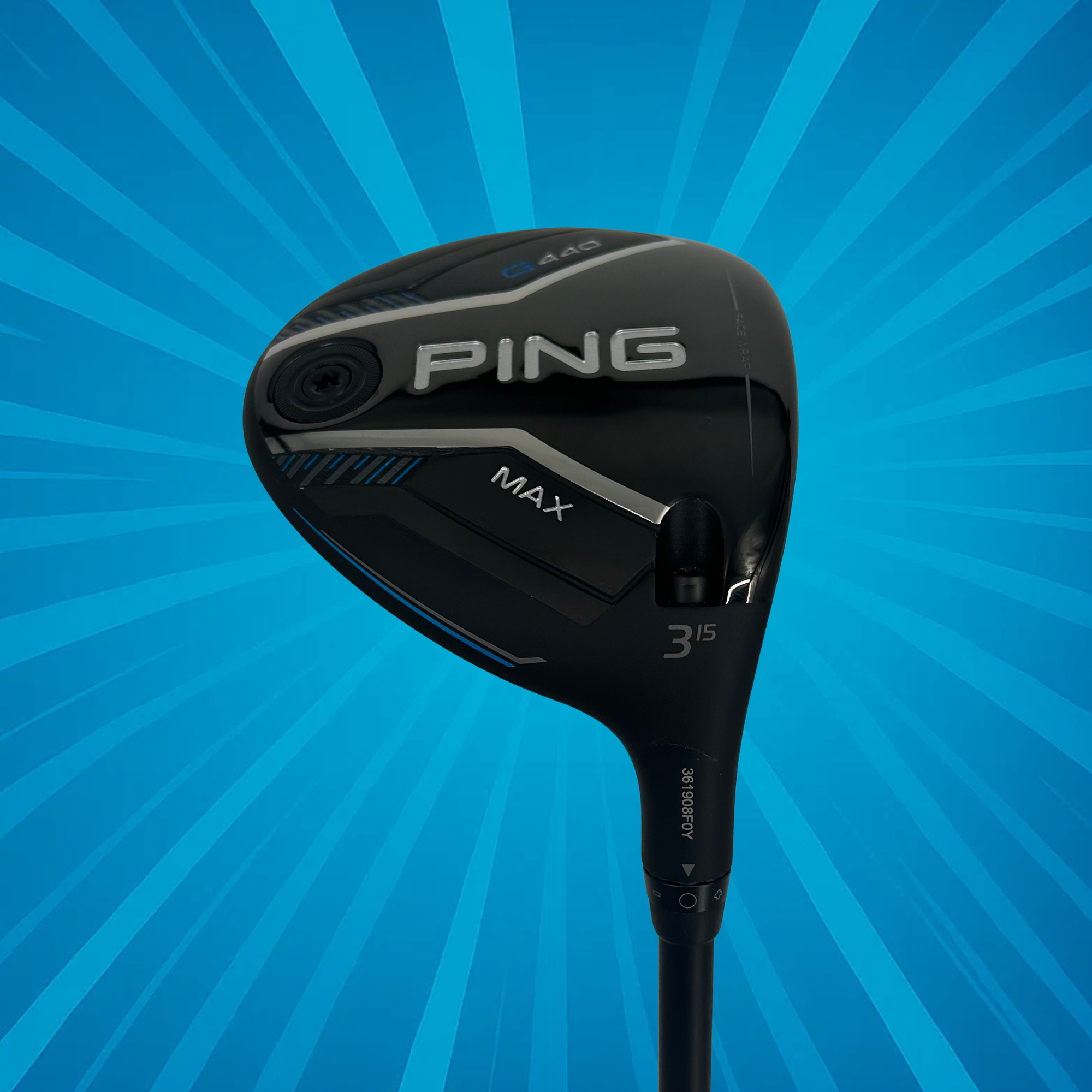 Ping G440 Max 3 Fairway Wood / 15 Degree / ALTA CB 65 S / Stiff Flex Shaft