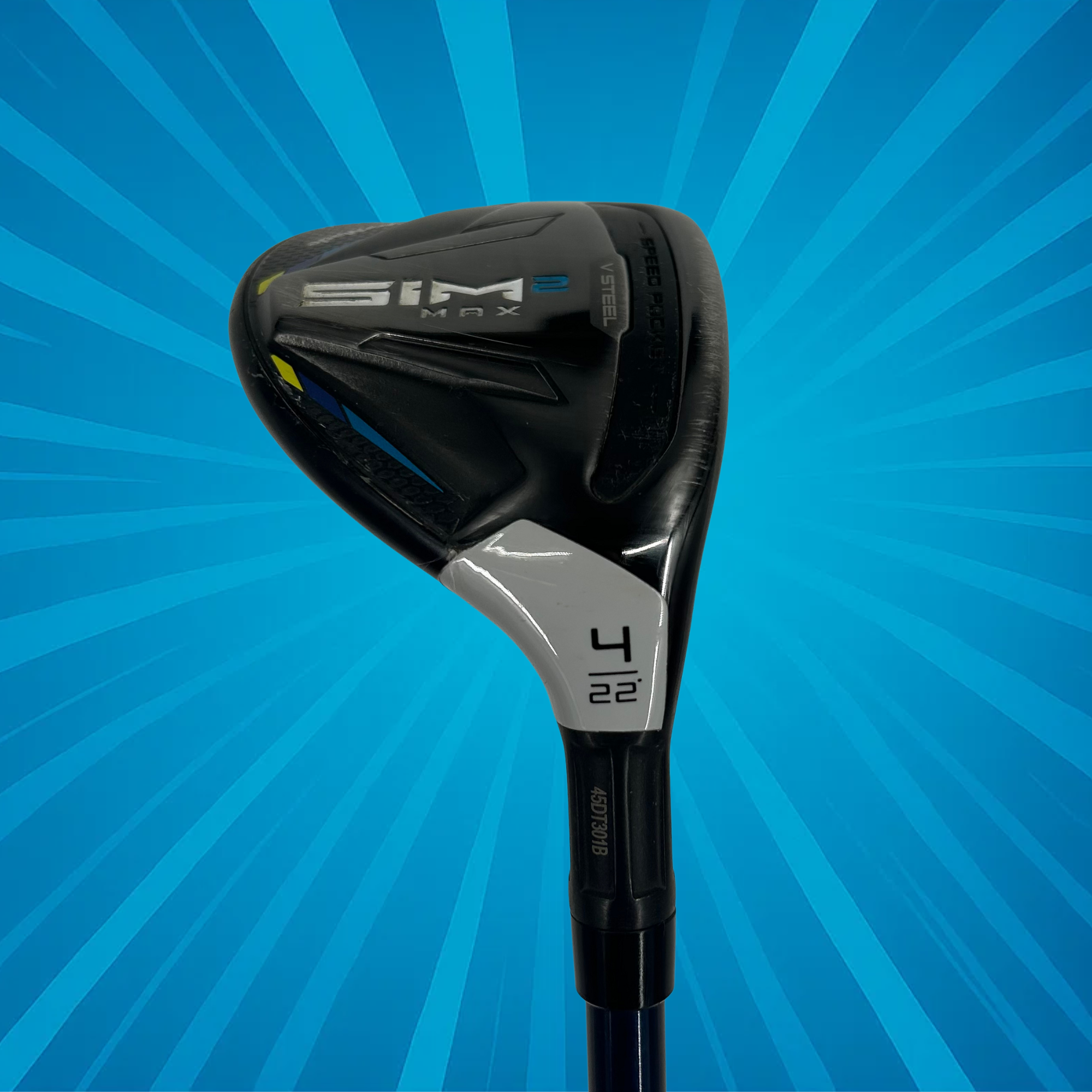 Taylormade SIM 2 Max 4 Hybrid / 22 Degree / Fujikura Ventus Blue 6-R / Regular