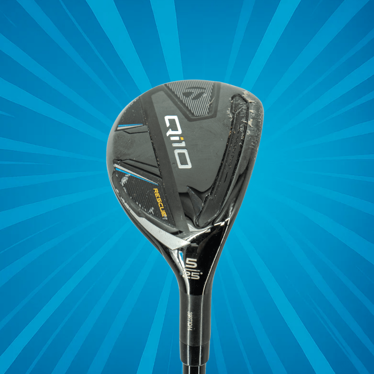 Taylormade Qi10 5 Hybrid / 25 Degree / Reg Flex / VENTUS TR Blue 6 / Regular - TaylorMade