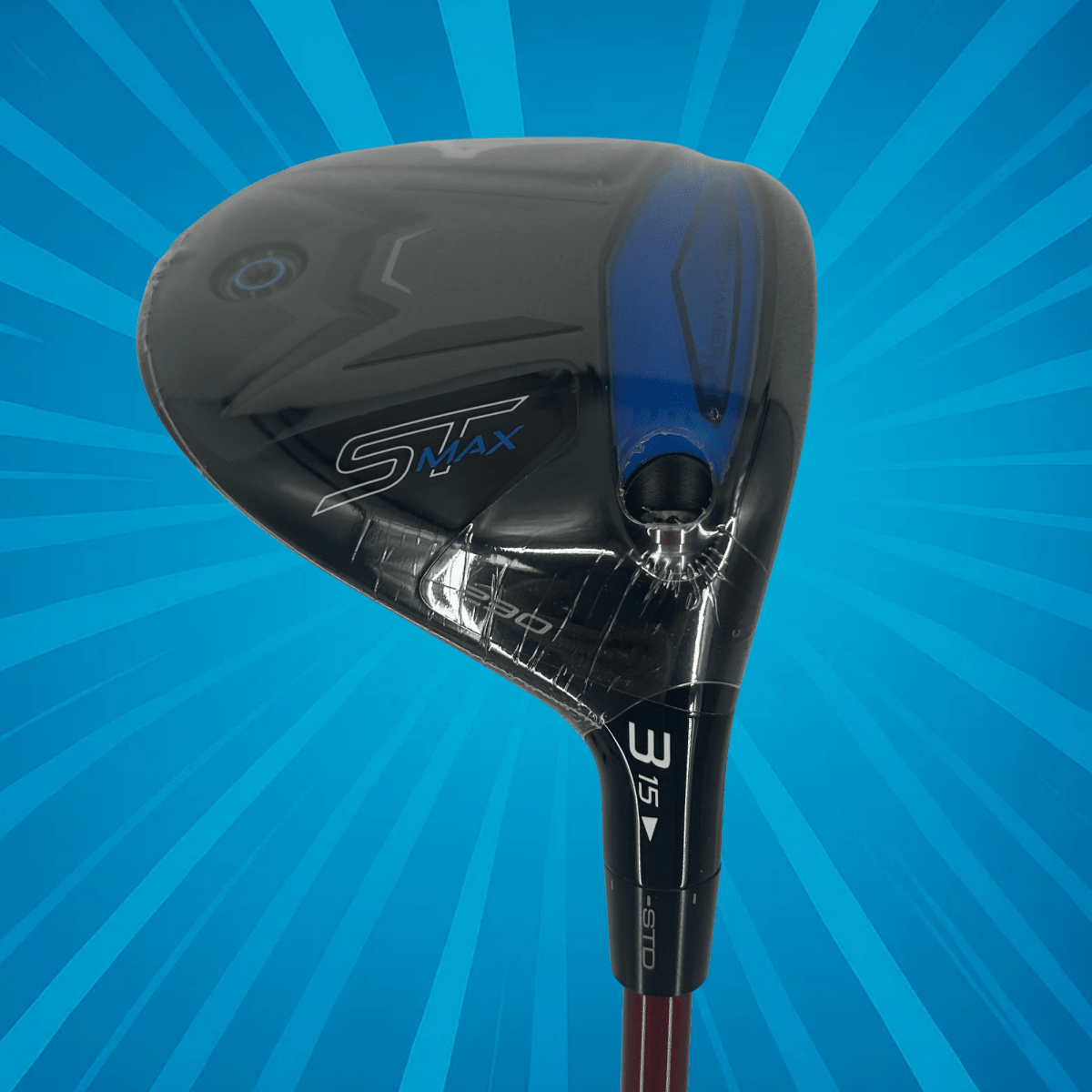 Mizuno ST - Max 230 3 Wood / 15 Degree / Denali Red 60g 5.5 Shaft / Regular - Mizuno