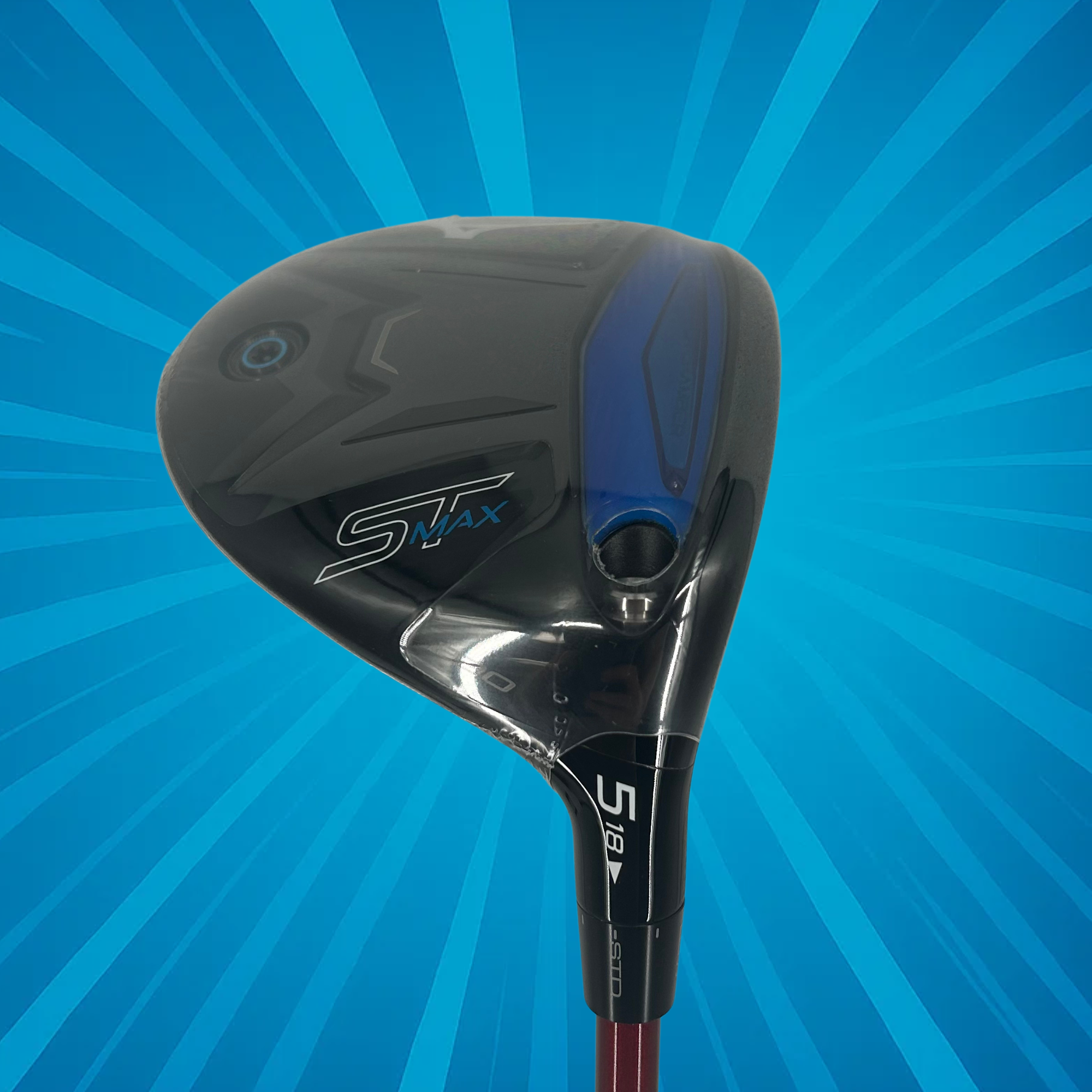 Mizuno ST-Max 230 5 Wood / 18 Degree / Denali Red 60g 5.5 Shaft / Regular