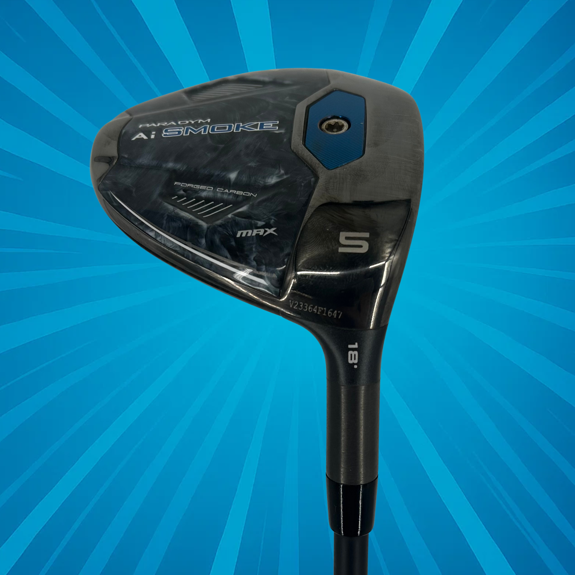 Callaway Paradym Ai Smoke Max 5 Wood / 18 Degree / Cypher Fifty 5.5 / Regular