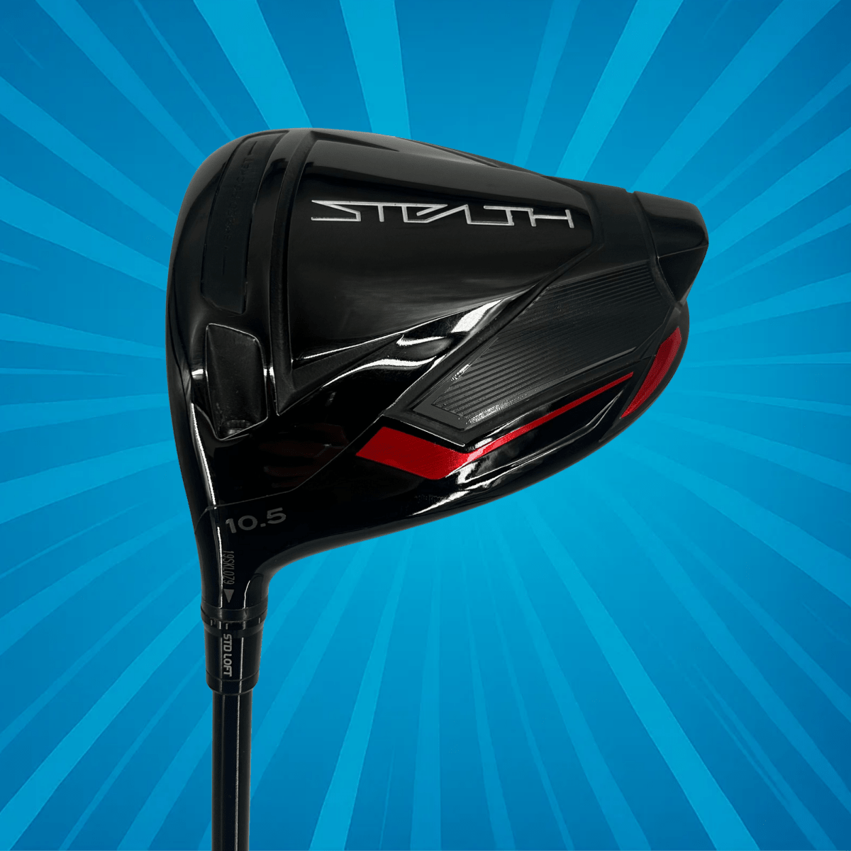 Taylormade Stealth Left Handed Driver / 10.5 Degree / Ventus Red 5 - A / Senior Flex - TaylorMade