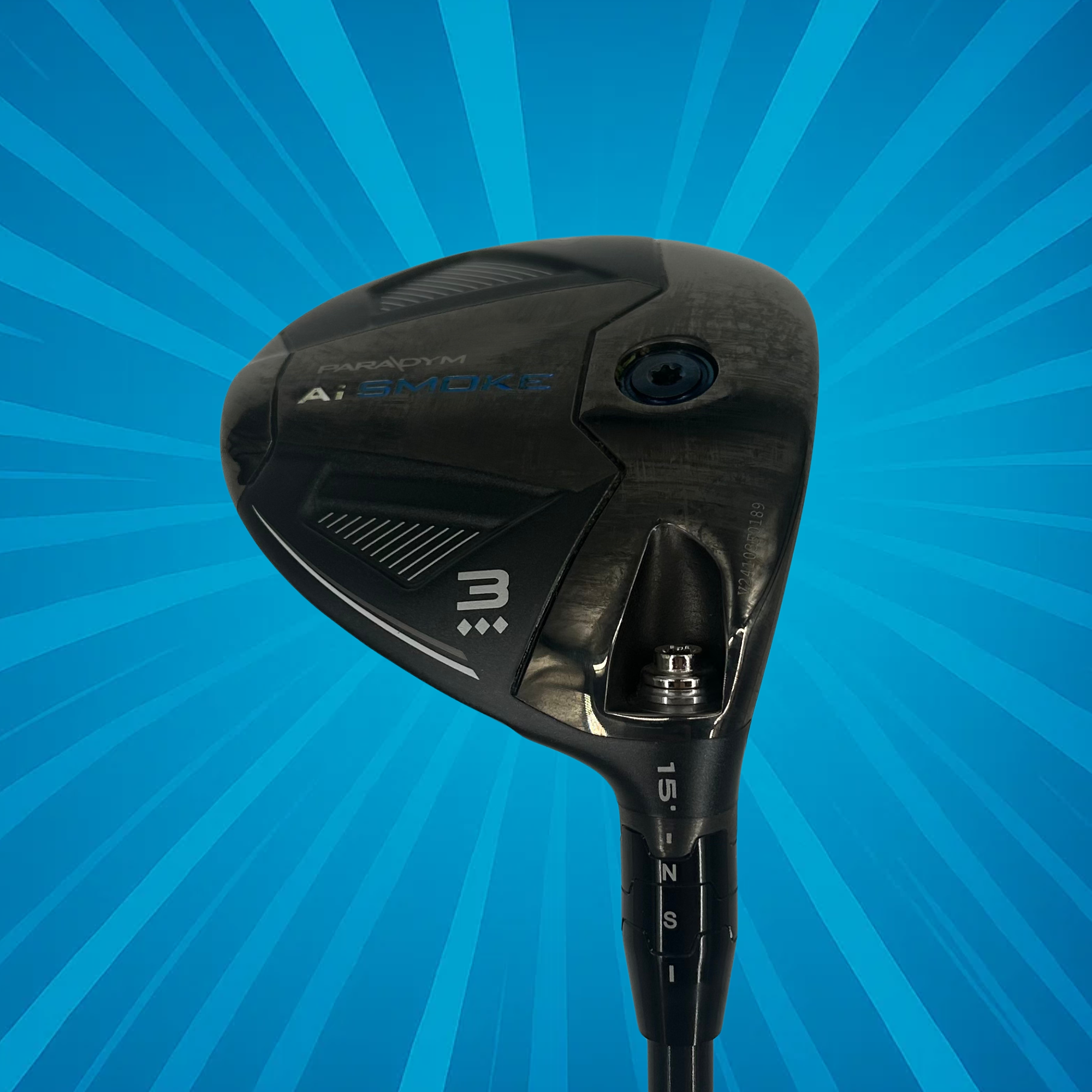 Callaway Paradym Ai Smoke Triple Diamond 3 Wood / 15 Degree / Denali 6.5 70g / X-Stiff