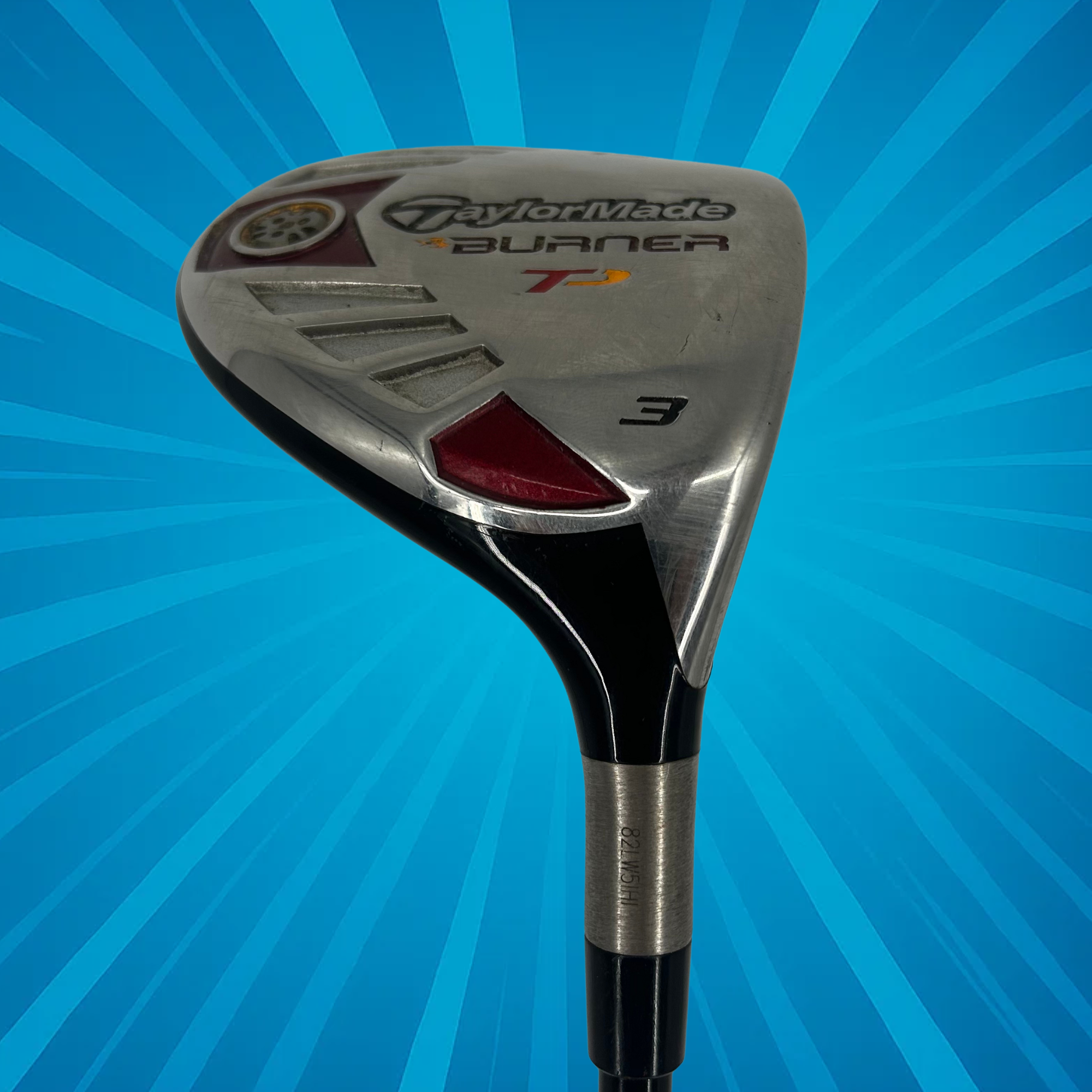 TaylorMade Burner TP 3 Wood / 14.5 Degree / TaylorMade RE AX 75g Shaft / Stiff