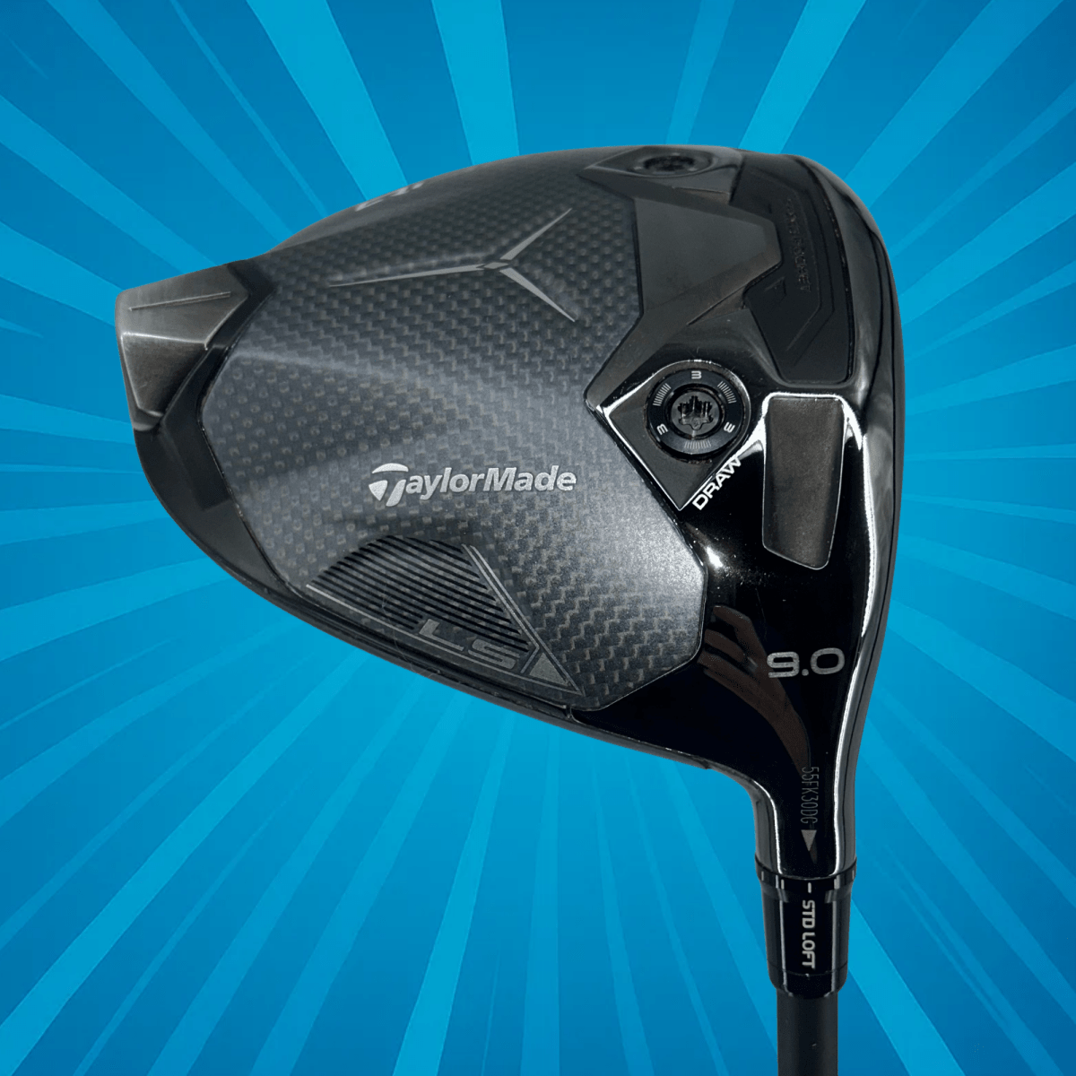 Taylormade Qi35 LS Driver / 9.0 Degree / Hzrdus Black 6.0 60g Stiff Flex - TaylorMade