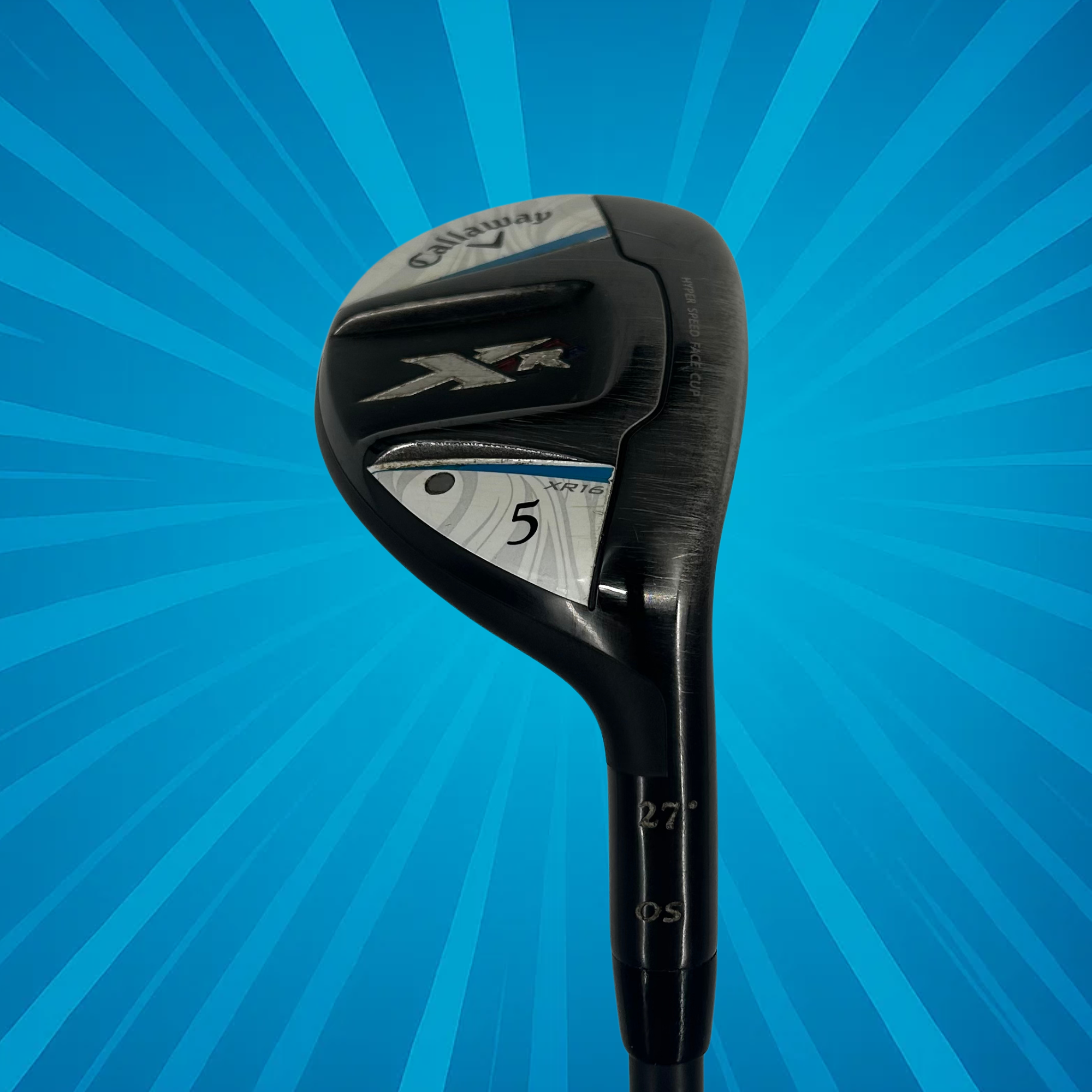 Callaway XR16 OS Ladies 5 Hybrid / 27 Degree / Bassara e52 Ladies Flex Shaft