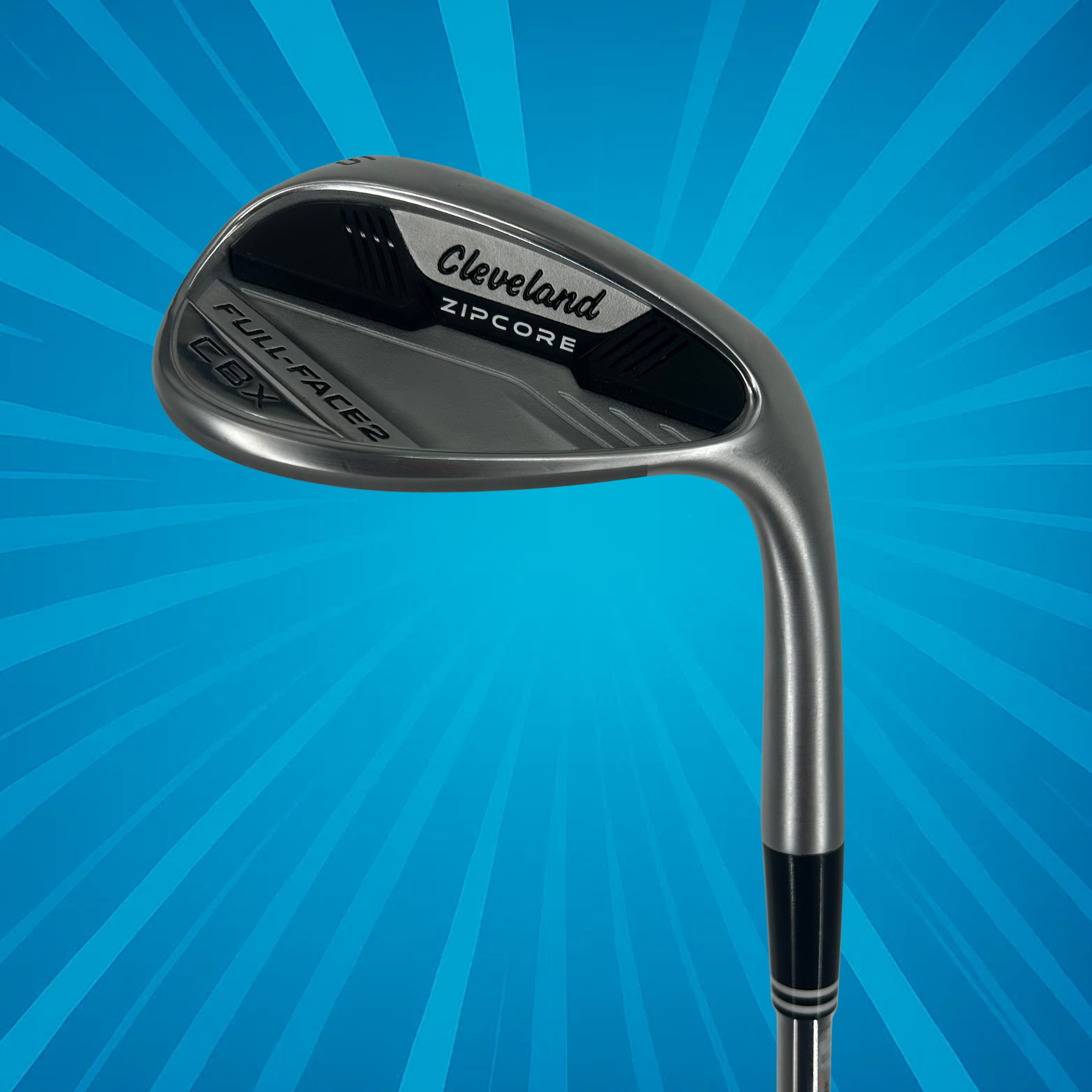 Cleveland CBX Zipcore Full Face 2 Wedge / 56 Degree / Dynamic Gold Spinner Wedge Shaft