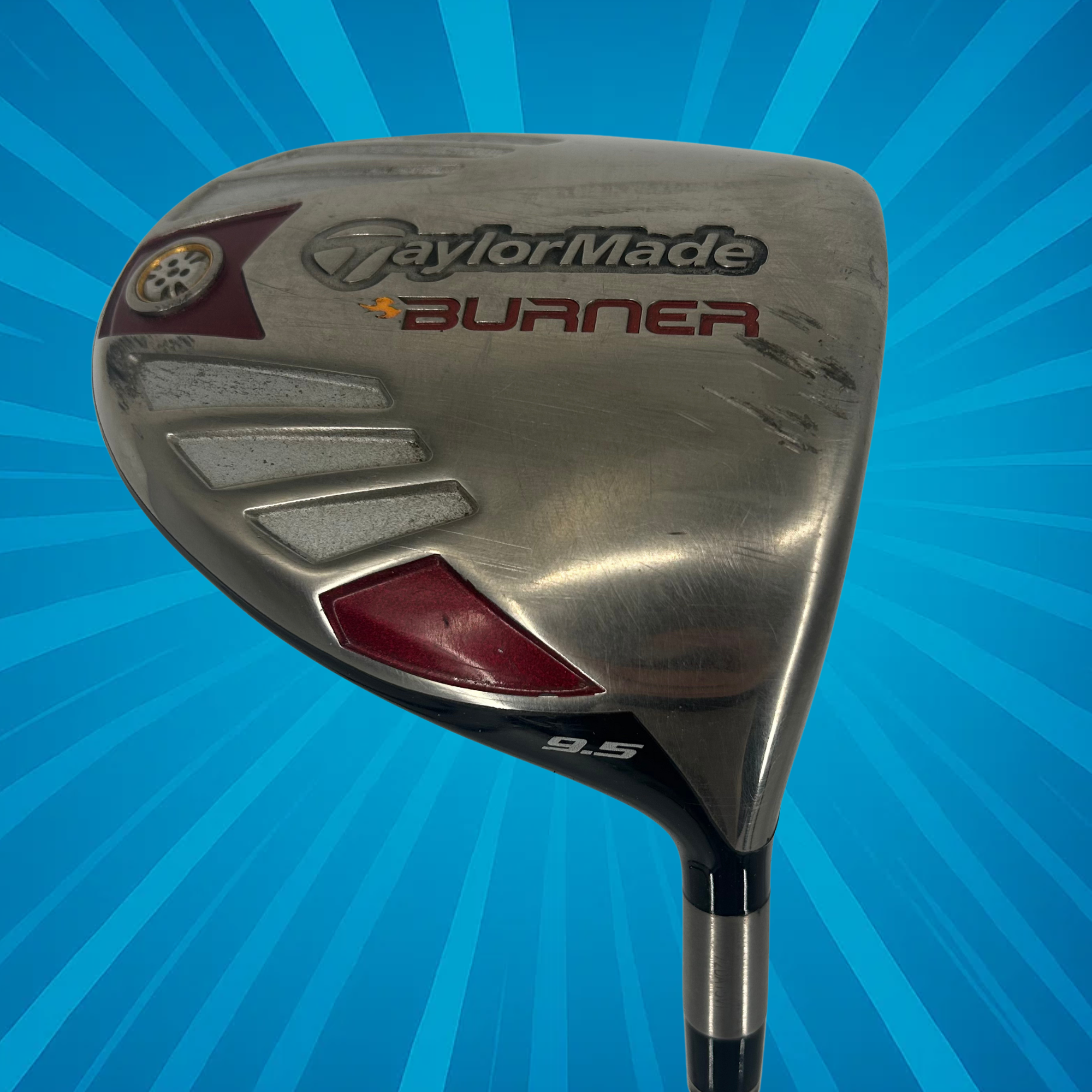 Taylormade Burner 2007 Driver / 9.5 Degree / Taylormade REAX Superfast 50g Shaft / Stiff