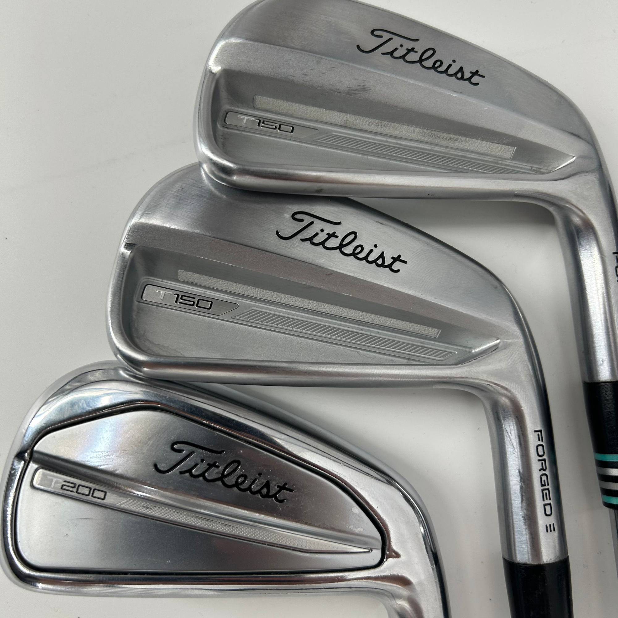 Titleist T150/T200 Combo Irons / 4-9 Iron / KBS Pro+ Tour 125 Steel Shafts / Stiff