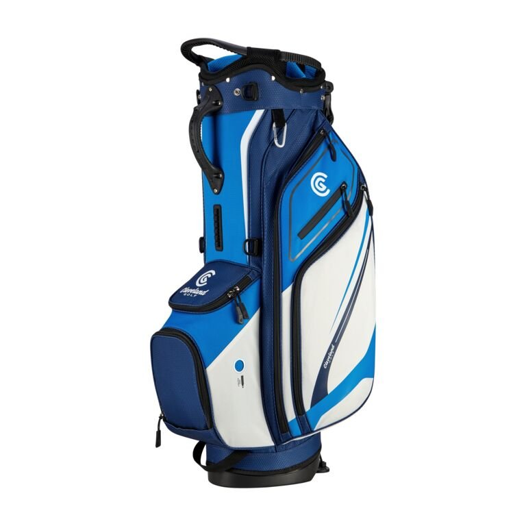 Cleveland Saturday 2 Stand Bag - Blue/Navy - Cleveland
