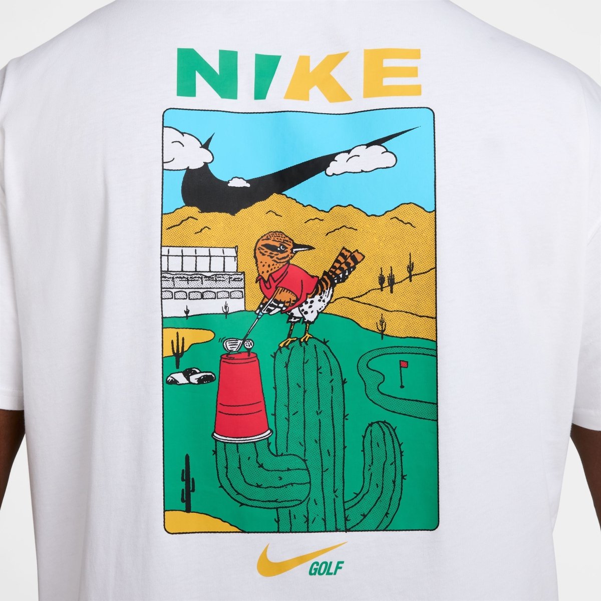 Nike Mens Max90 Golf T Shirt - White - Nike Golf