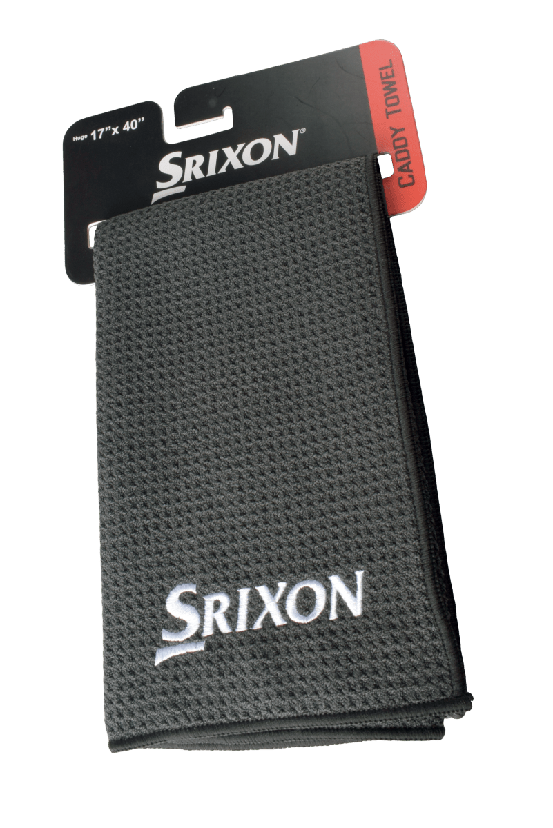Srixon Microfibre Tour Golf Towel Black - Srixon