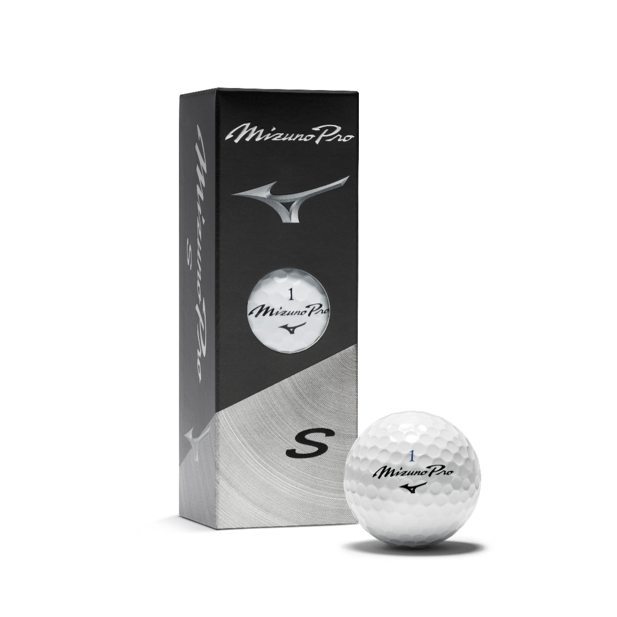 Mizuno Pro S Golf Balls - White (3 Ball Sleeve)