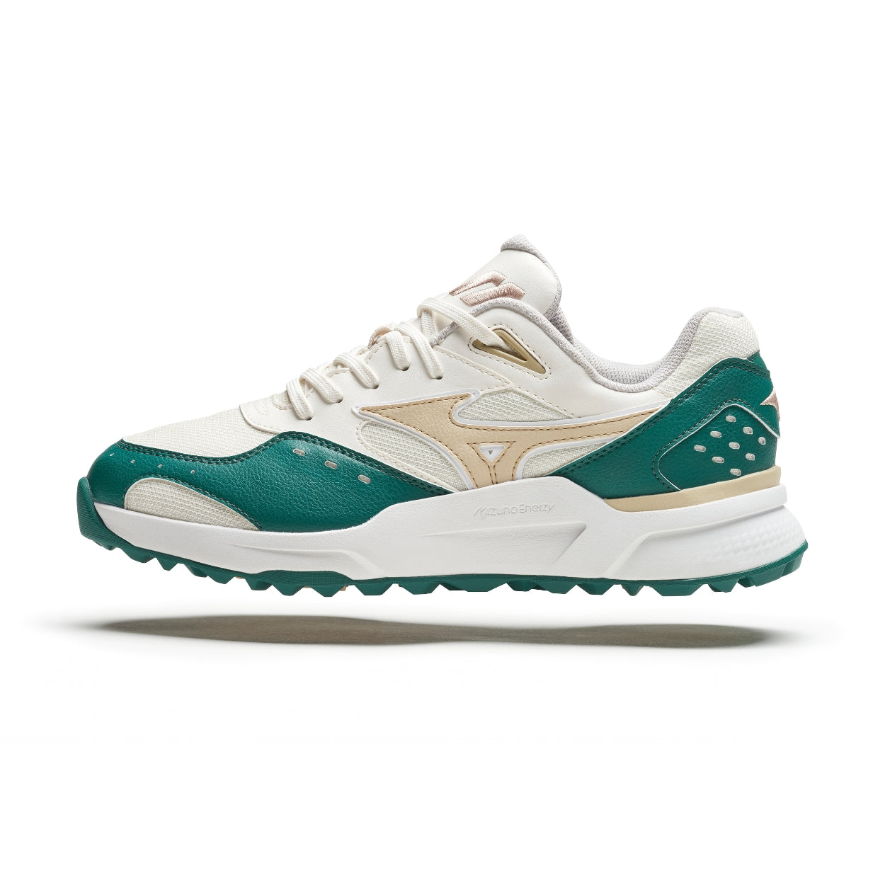 Mizuno 2026 Contender GS Golf Shoe - Alpine Green / Pale Khaki / Snow White