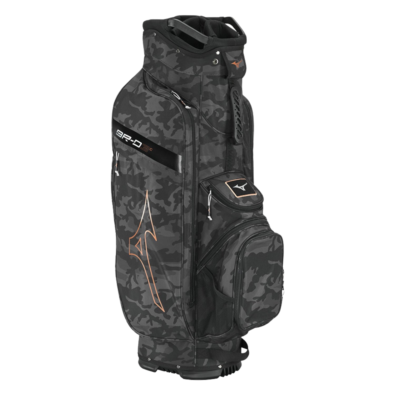 Mizuno BR-D3 Cart Bag - Black Camo / Copper