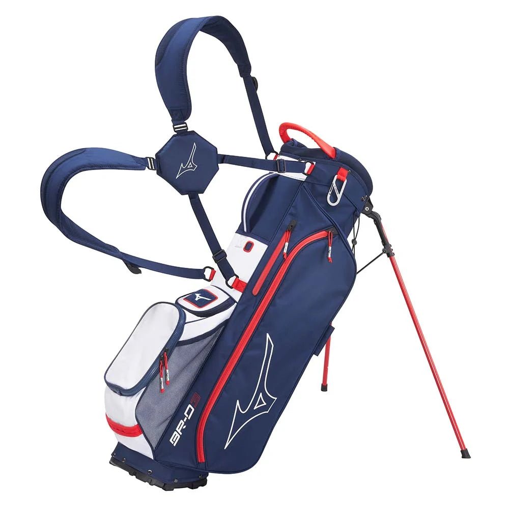 Mizuno BR - D3 Stand Carry Bag - Navy / Red - Mizuno