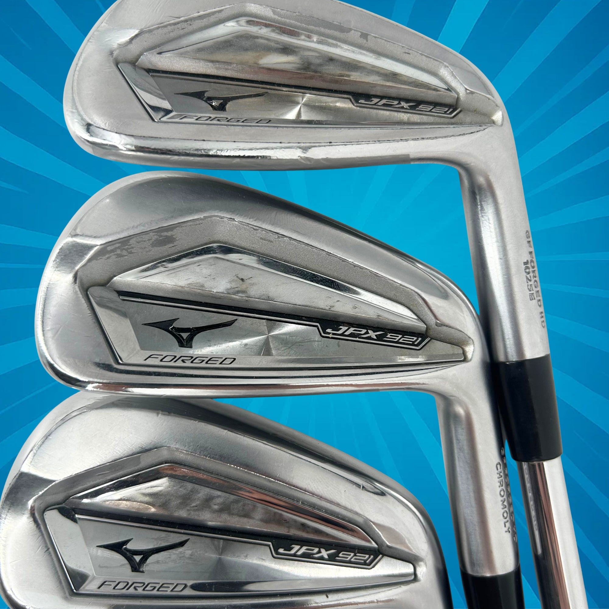 Mizuno JPX 921 Forged / 6-PW / UST Mamiya Recoil 95 F3 Graphite Shafts / Regular Flex