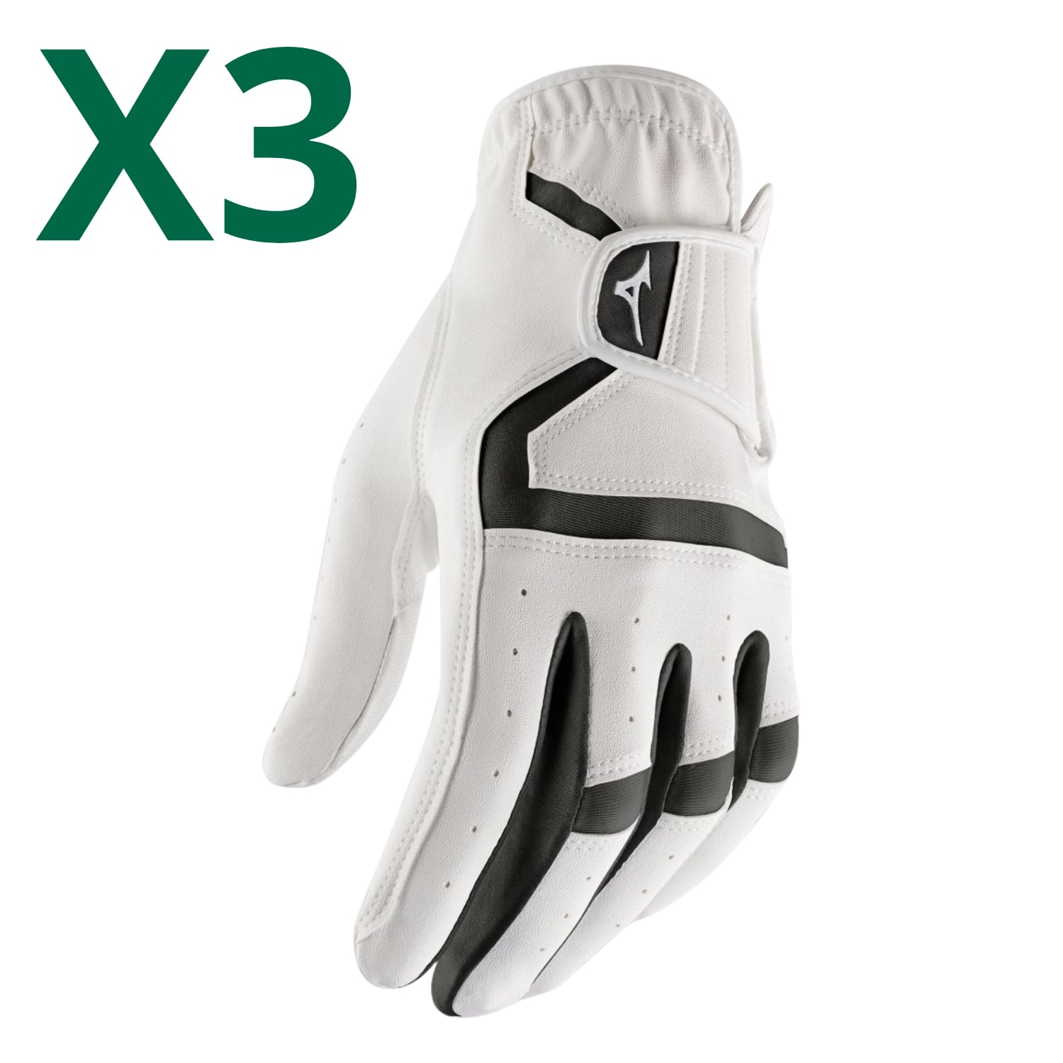 Mizuno MX Golf Glove (3 Pack Bundle)