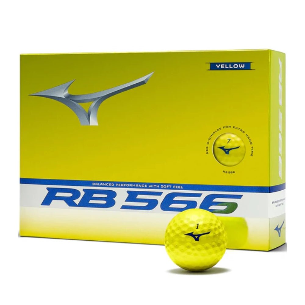 Mizuno RB 566 Golf Balls - Yellow - Mizuno