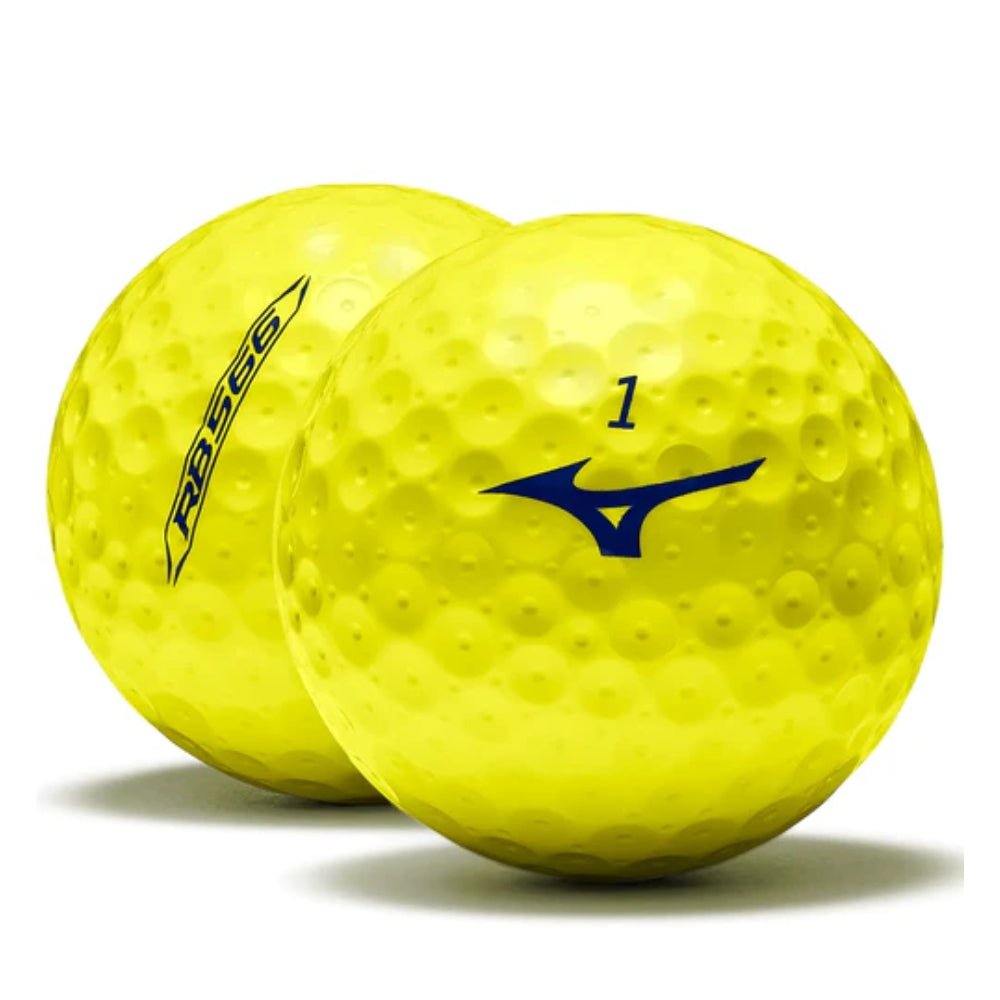 Mizuno RB 566 Golf Balls Yellow (3 Ball Sleeve) - Mizuno