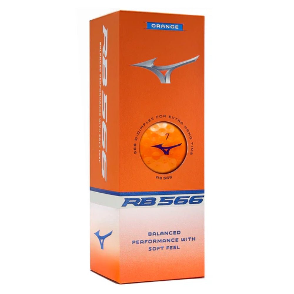 Mizuno RB 566 Golf Balls Orange (3 Ball Sleeve) - Mizuno