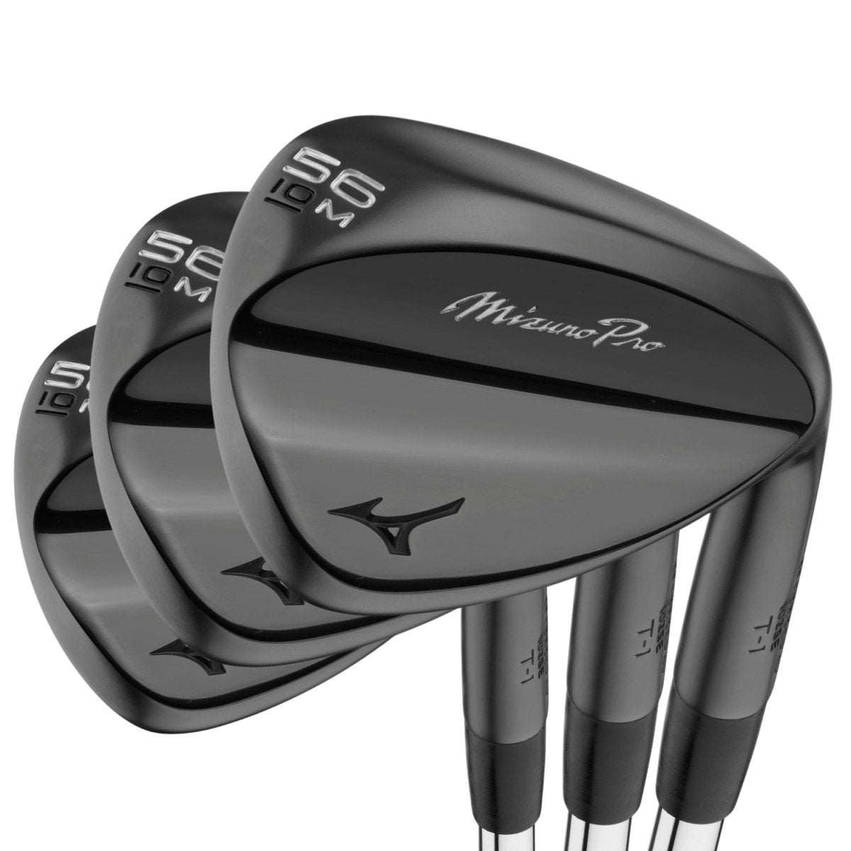 Mizuno Pro T - 1 Black Ion Golf Wedge Bundle Set (3 Wedges) - Mizuno