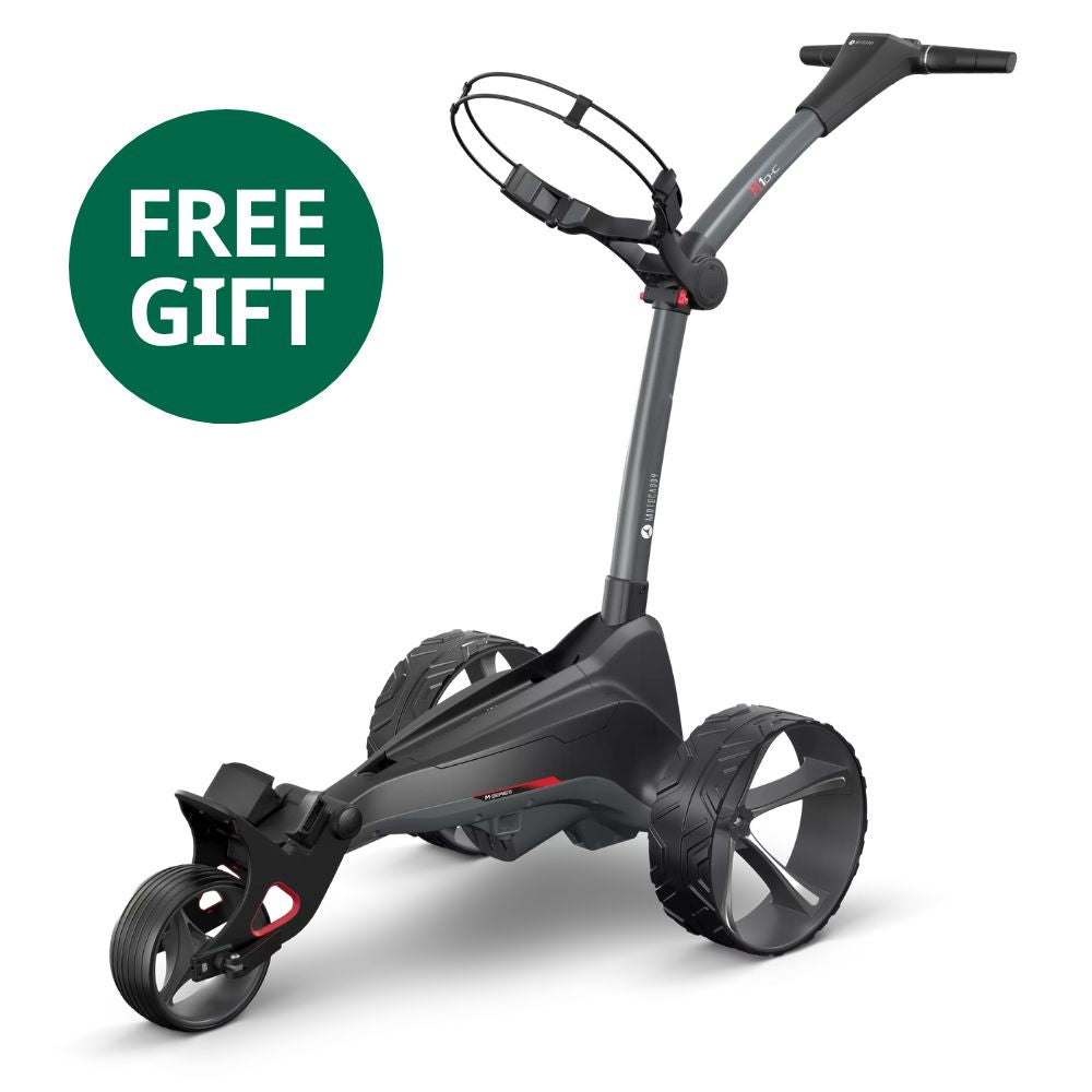 Motocaddy 2025 M1 DHC Standard Lithium Electric Golf Trolley