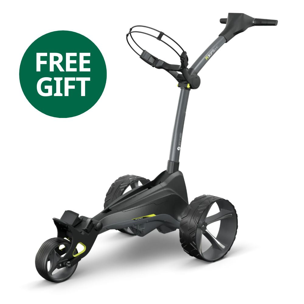 Motocaddy 2025 M3 GPS DHC Ultra Lithium Electric Golf Trolley