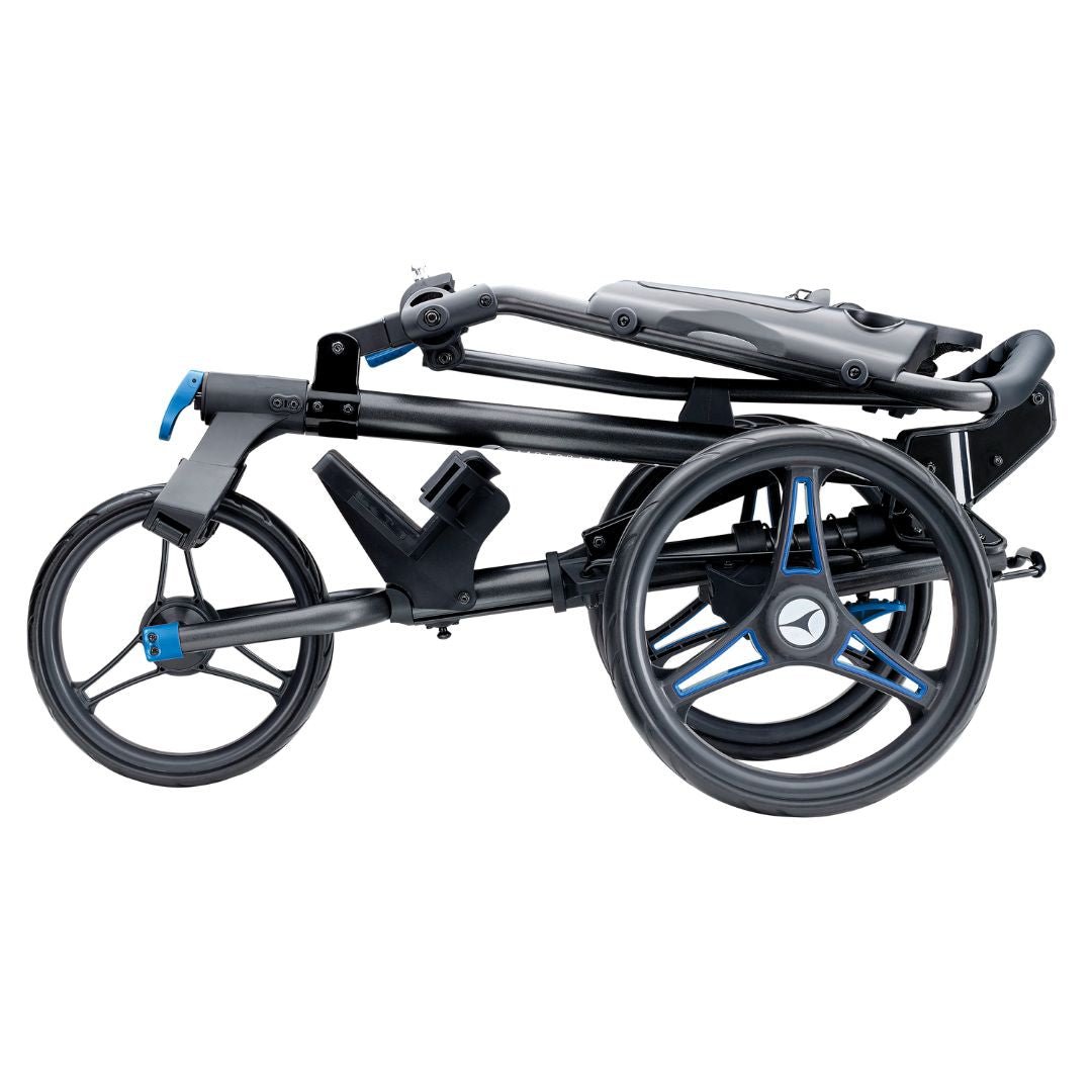 Motocaddy P1 Push Trolley - Blue / Black - Motocaddy