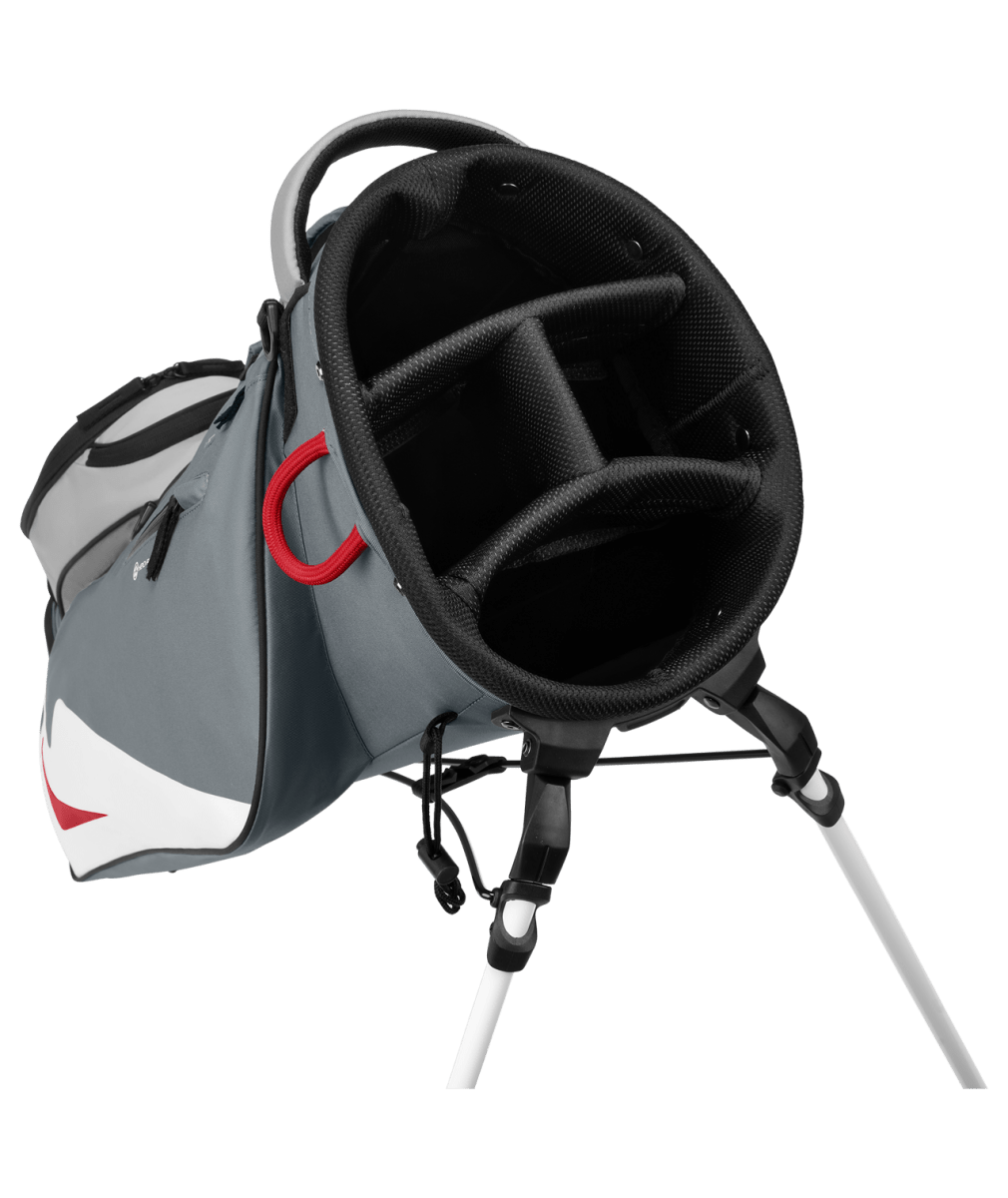 Nike Air Max Lite 2026 Golf Bag - Cool Grey / White / Fire Red - Nike Golf