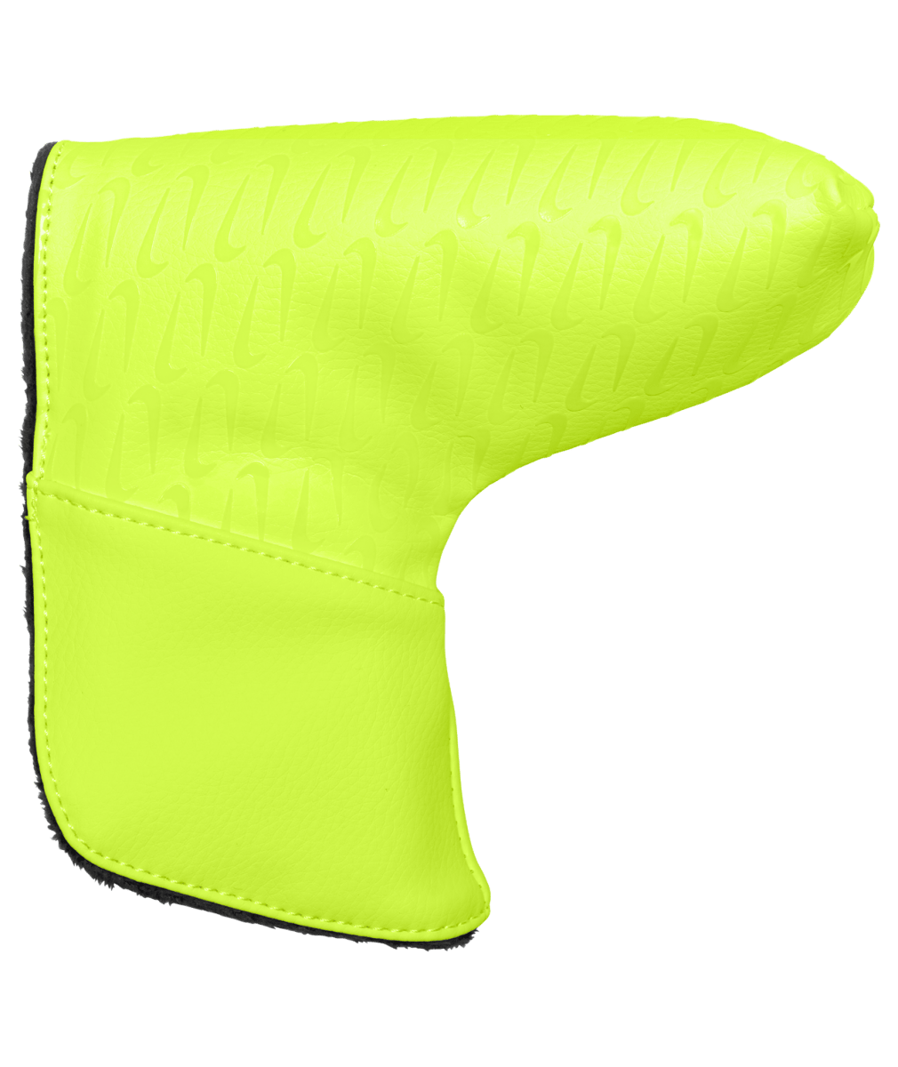 Nike Tour Energy Golf Blade Putter Headcover - Volt Ice / Midnight Navy - Nike Golf
