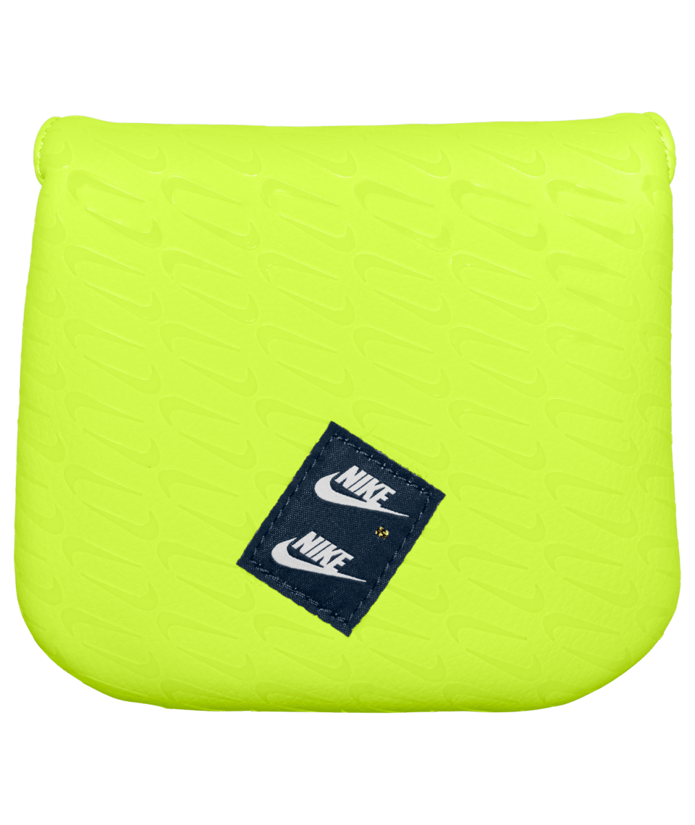 Nike Tour Energy Golf Mallet Putter Headcover - Volt Ice / Midnight Navy - Nike Golf