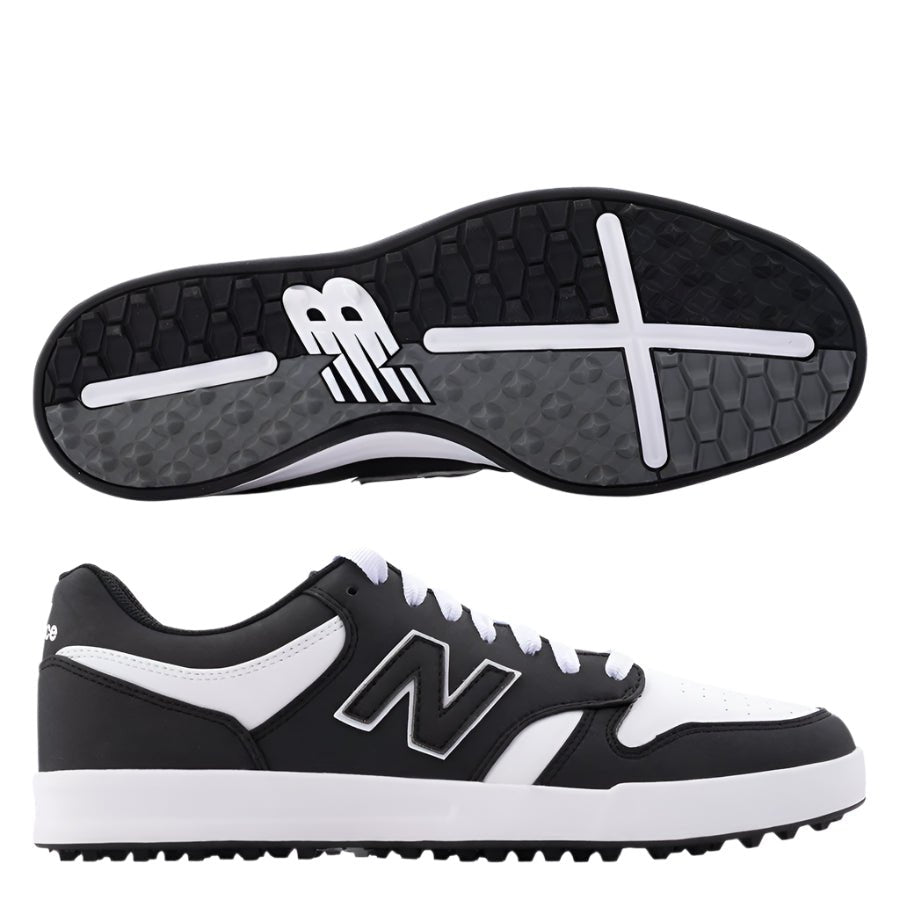New Balance 480 SL Spikeless Golf Shoe - Black / White - New Balance
